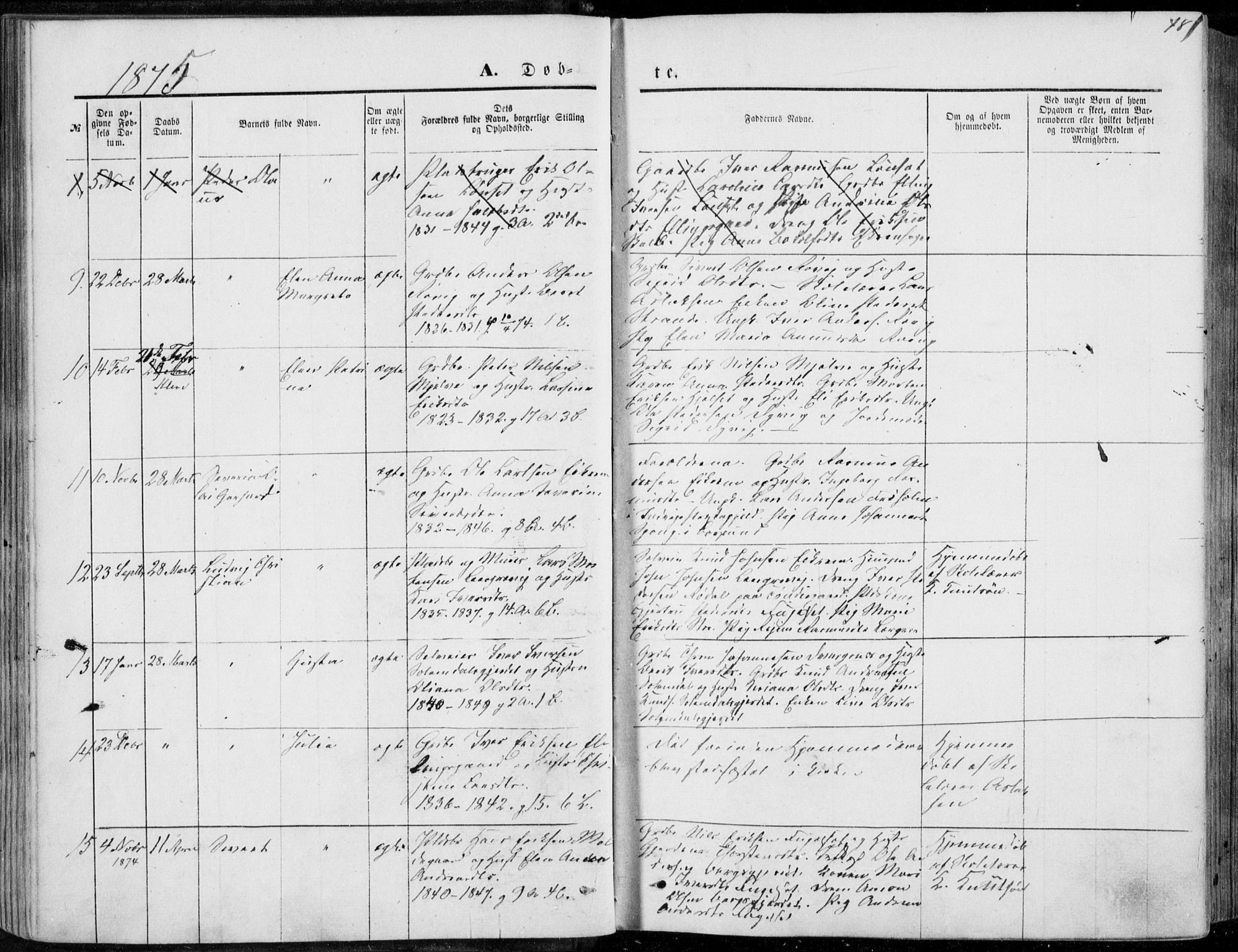 Ministerialprotokoller, klokkerbøker og fødselsregistre - Møre og Romsdal, AV/SAT-A-1454/555/L0655: Parish register (official) no. 555A05, 1869-1886, p. 48