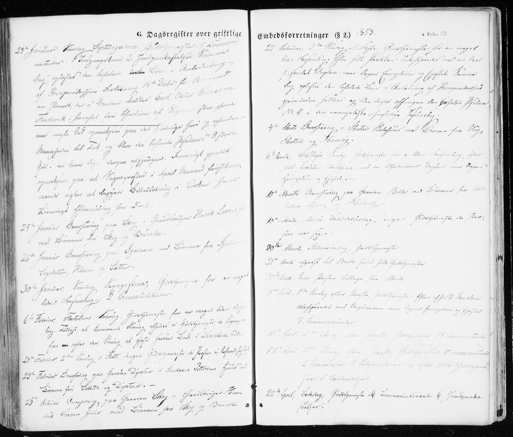Ibestad sokneprestembete, SATØ/S-0077/H/Ha/Haa/L0008kirke: Parish register (official) no. 8, 1850-1859, p. 572