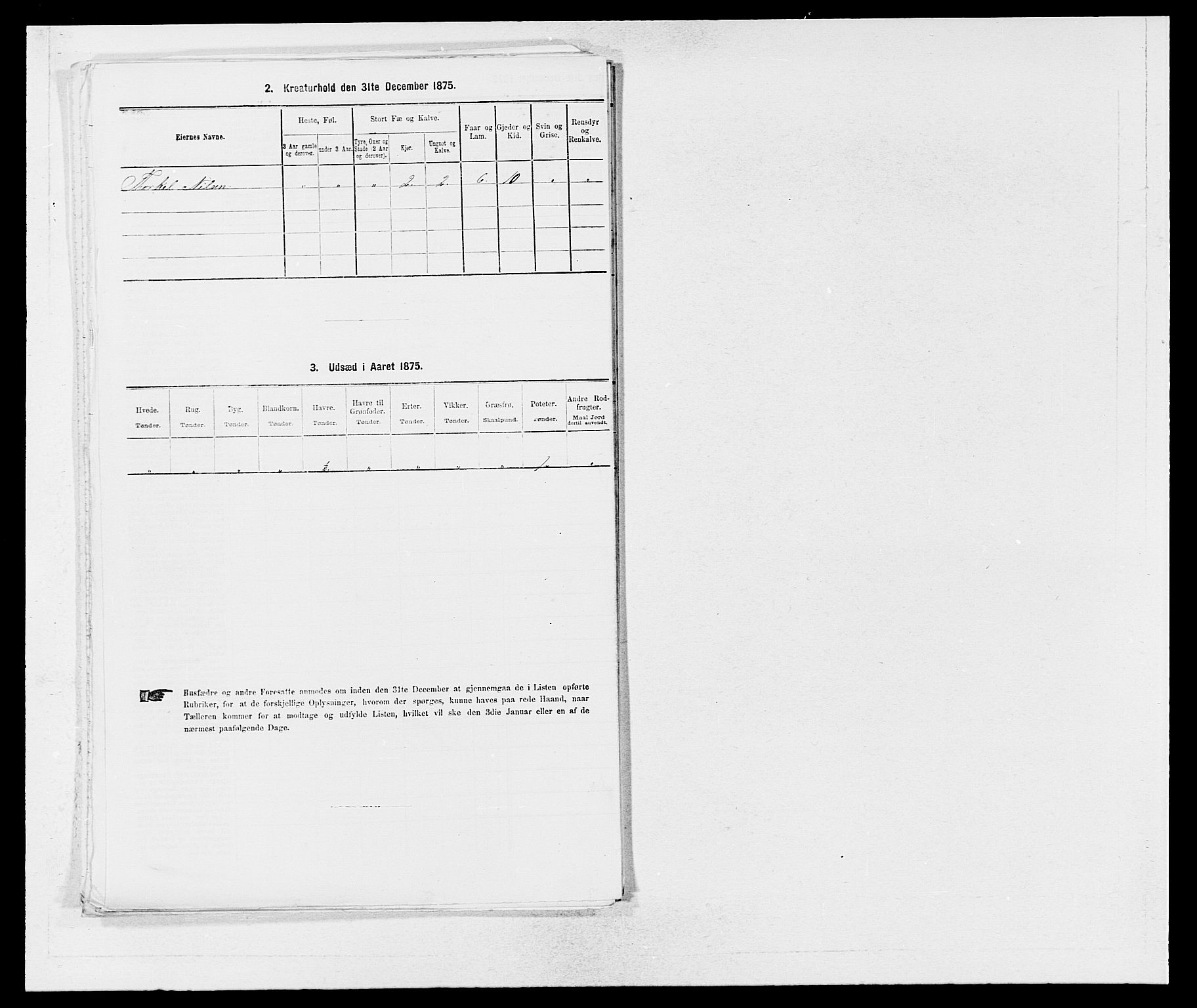 SAB, 1875 census for 1224P Kvinnherad, 1875, p. 534