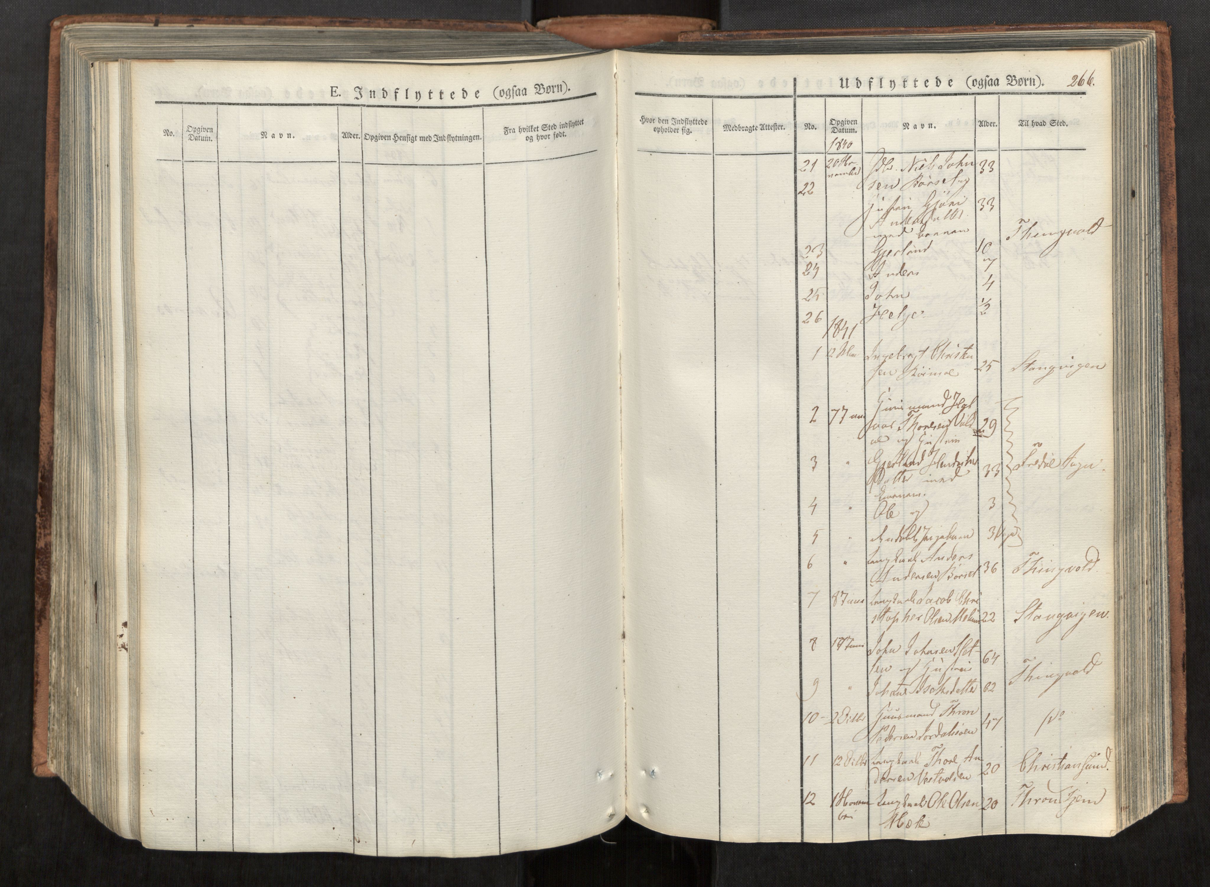Ministerialprotokoller, klokkerbøker og fødselsregistre - Møre og Romsdal, SAT/A-1454/590/L1012: Parish register (official) no. 590A04, 1832-1846, p. 266