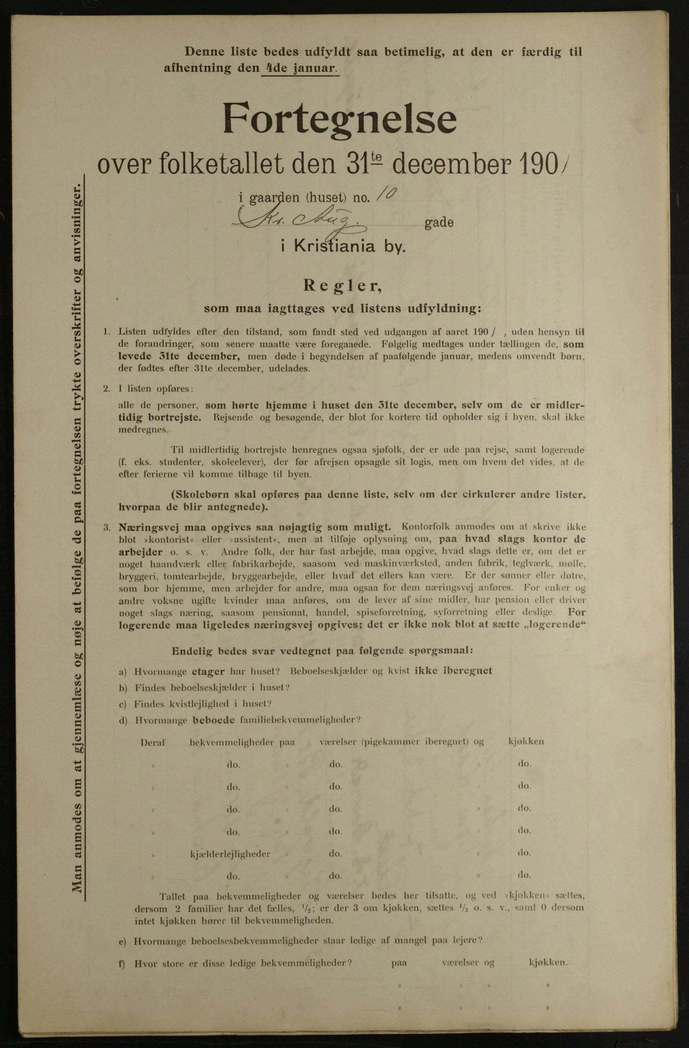 OBA, Municipal Census 1901 for Kristiania, 1901, p. 8304