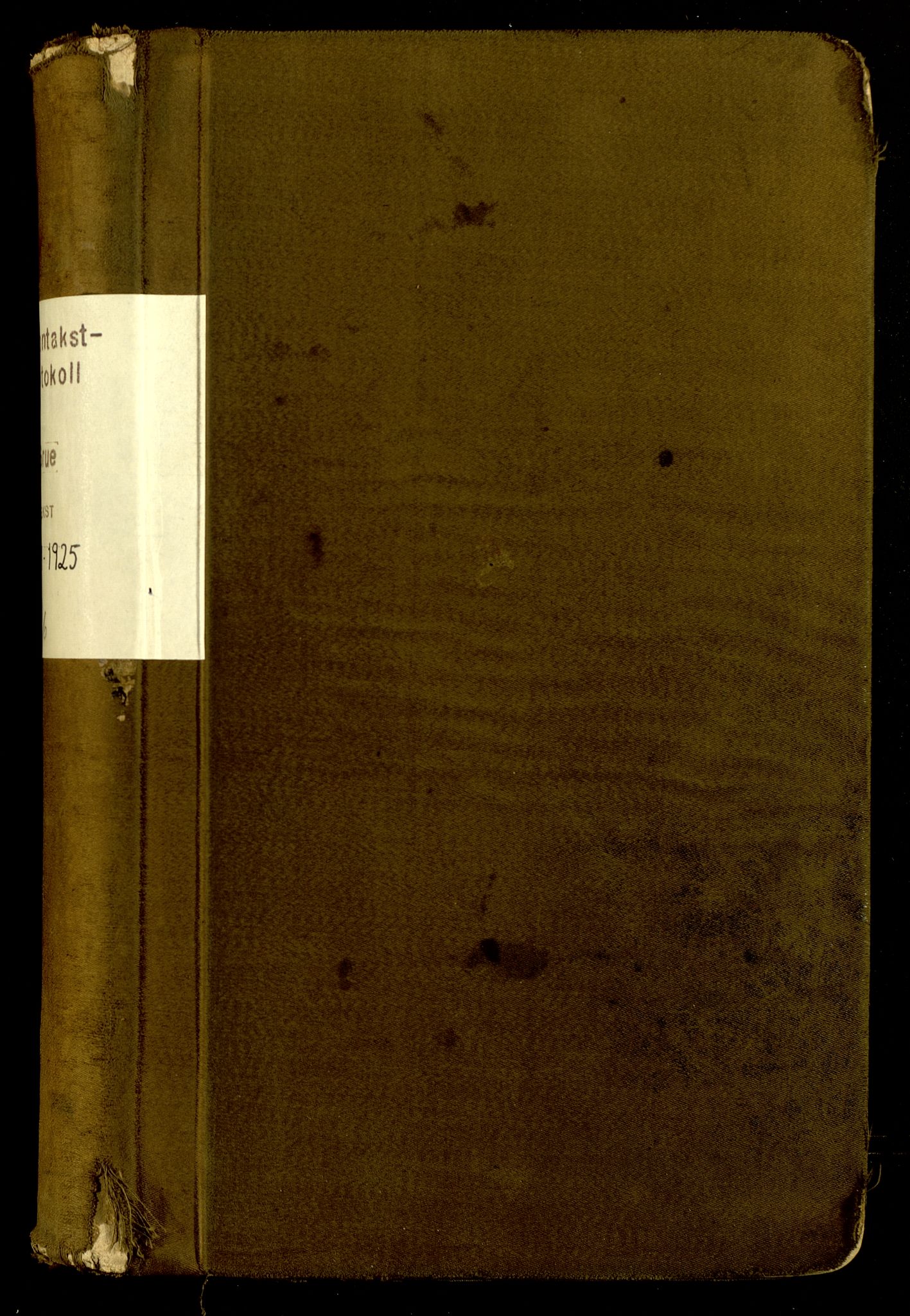Norges Brannkasse, Grue, SAH/NBRANG-016/F/L0006: Branntakstprotokoll, 1919-1925