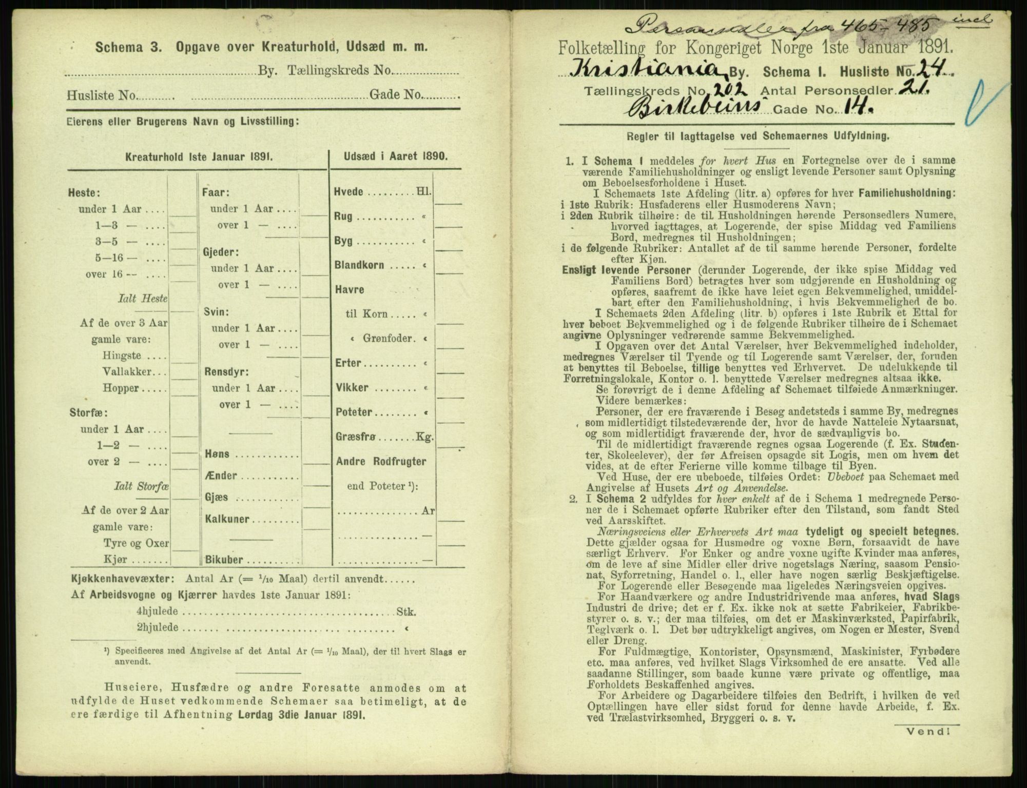 RA, 1891 census for 0301 Kristiania, 1891, p. 121514