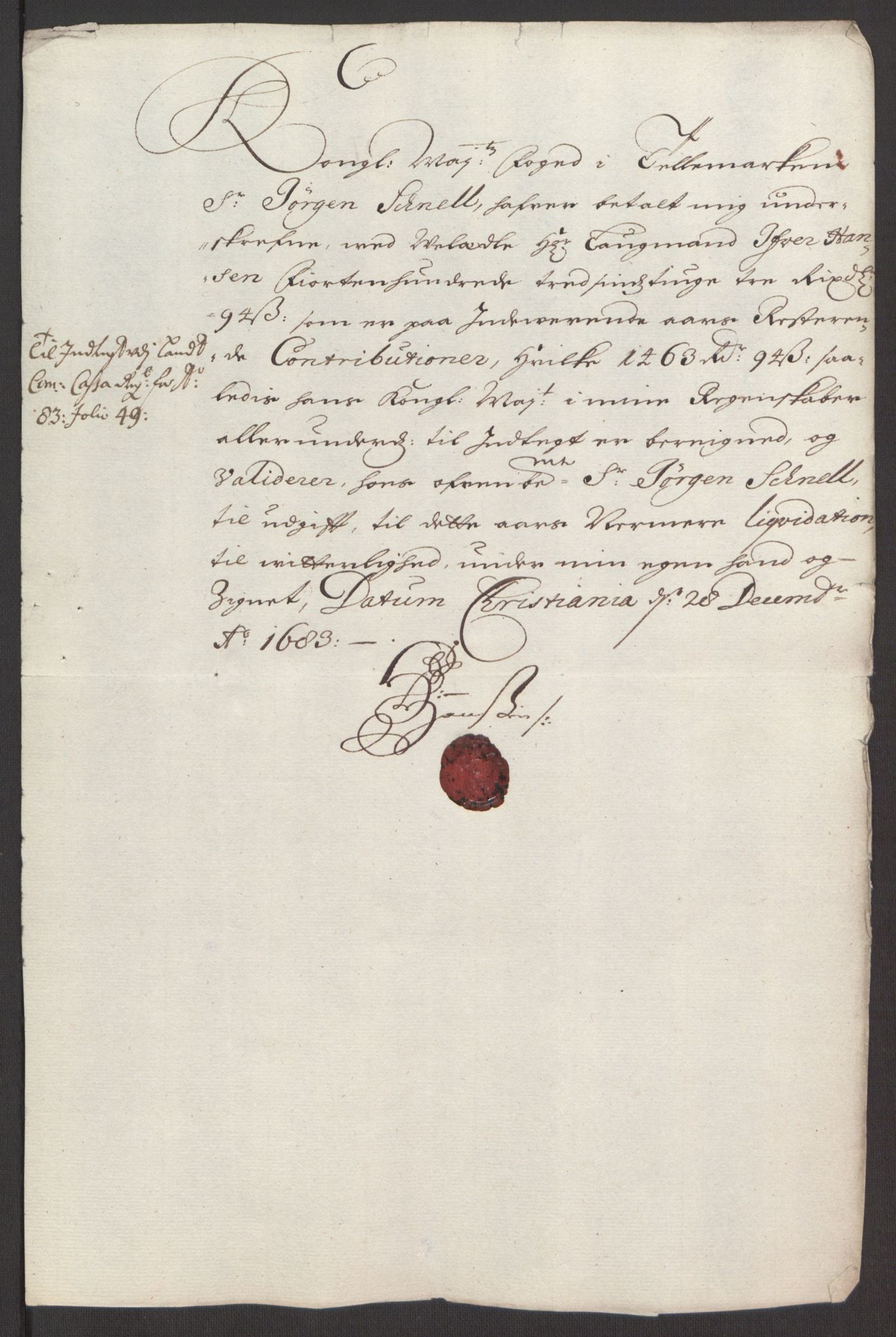 Rentekammeret inntil 1814, Reviderte regnskaper, Fogderegnskap, AV/RA-EA-4092/R35/L2080: Fogderegnskap Øvre og Nedre Telemark, 1680-1684, p. 25