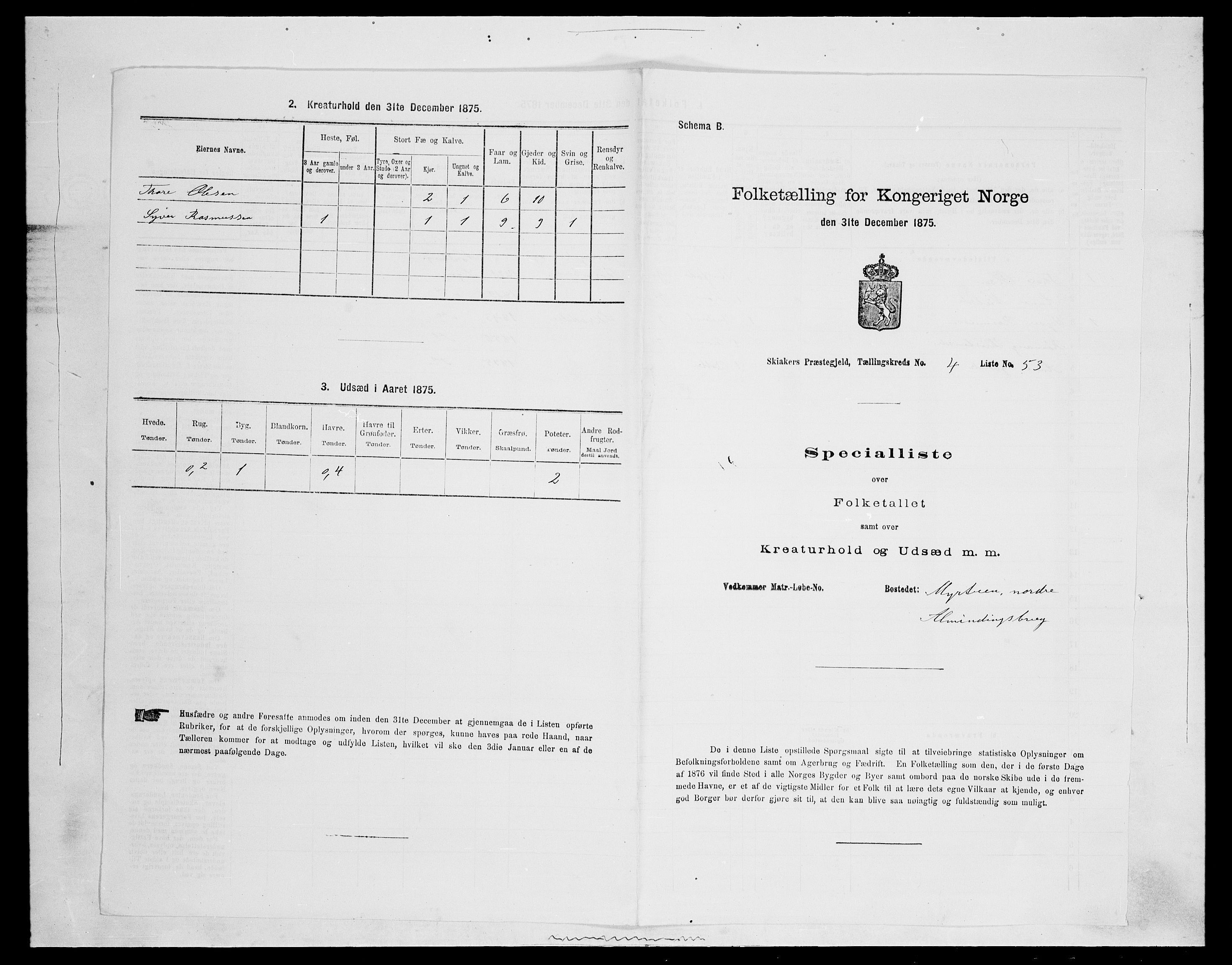 SAH, 1875 census for 0513P Skjåk, 1875, p. 637