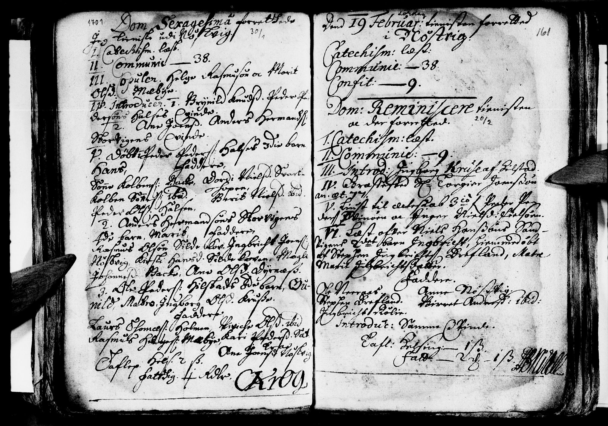 Ministerialprotokoller, klokkerbøker og fødselsregistre - Nordland, SAT/A-1459/814/L0220: Parish register (official) no. 814A01, 1677-1717, p. 161