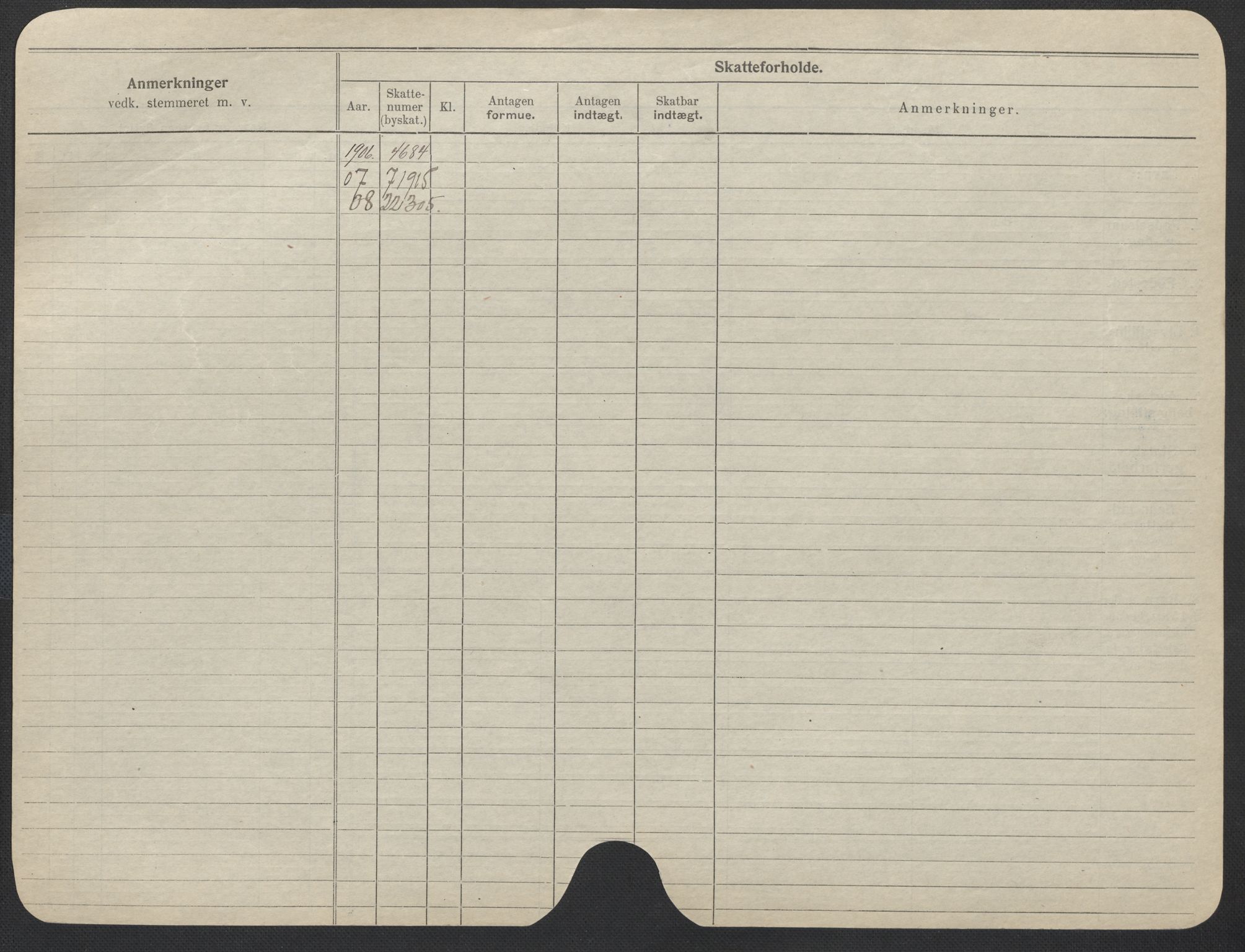 Oslo folkeregister, Registerkort, AV/SAO-A-11715/F/Fa/Fac/L0013: Kvinner, 1906-1914, p. 1026b