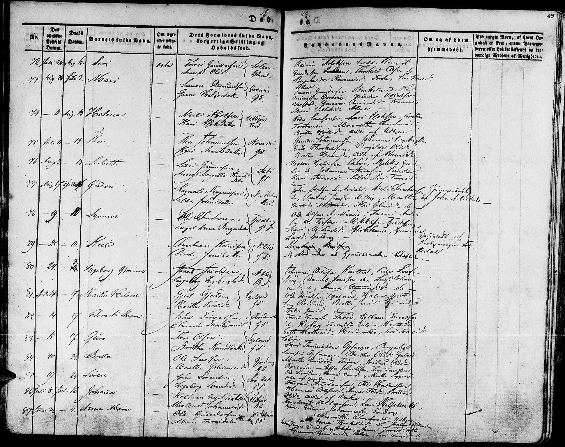 Fjelberg sokneprestembete, AV/SAB-A-75201/H/Haa: Parish register (official) no. A 6, 1835-1851, p. 123