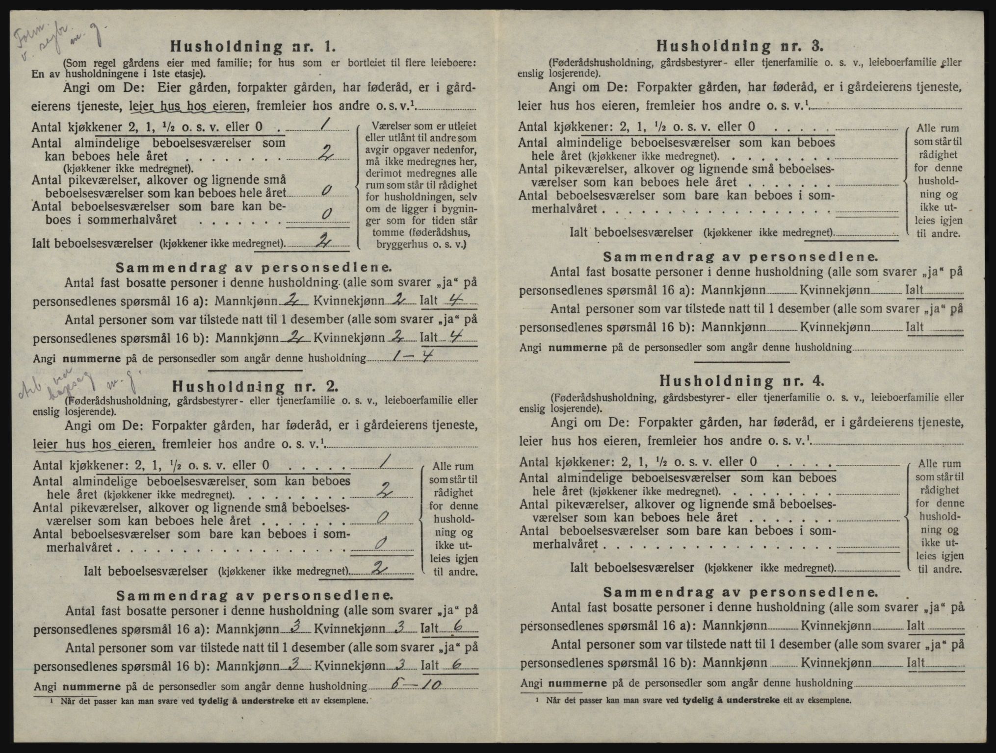 SAO, 1920 census for Idd, 1920, p. 131