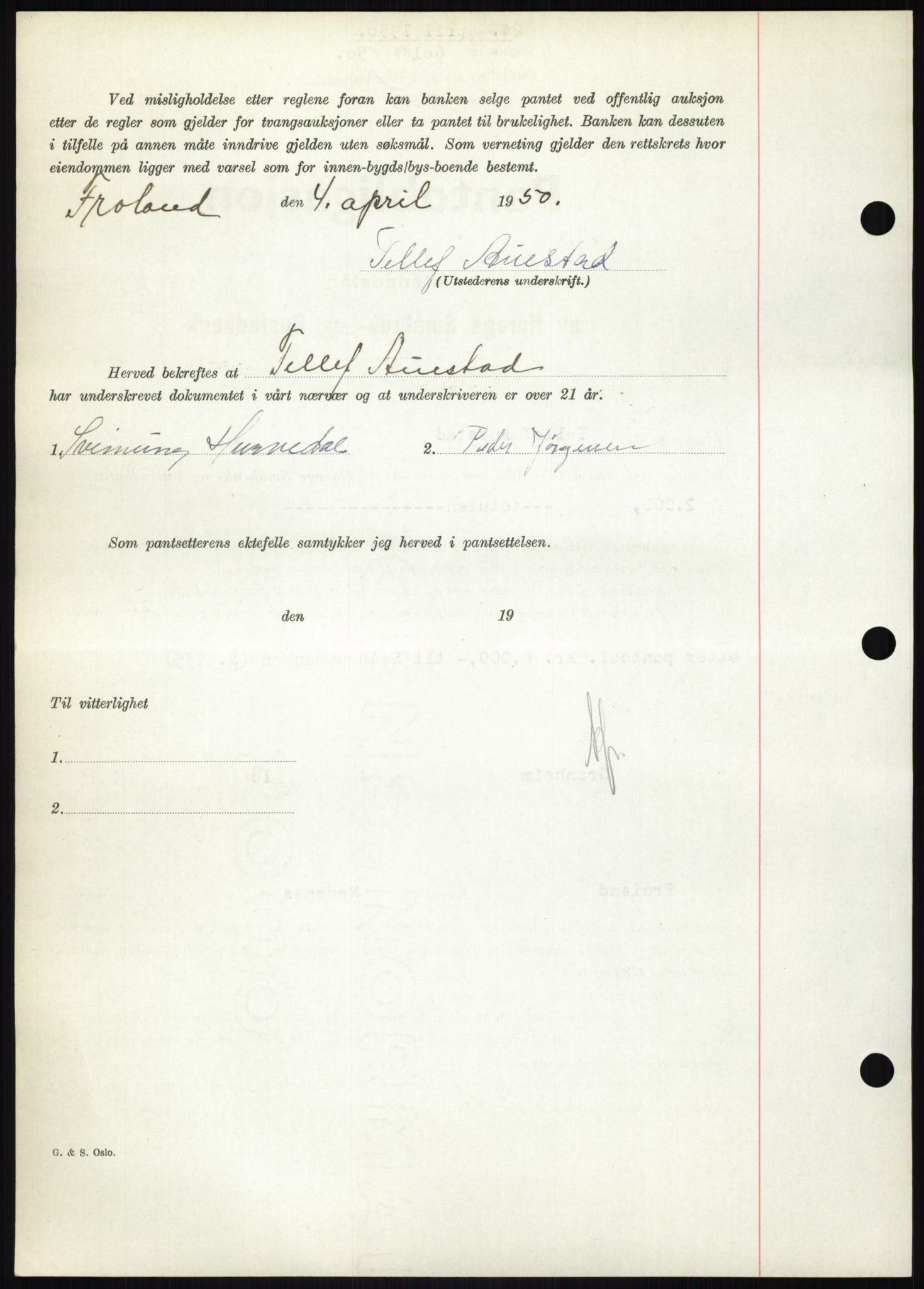 Nedenes sorenskriveri, AV/SAK-1221-0006/G/Gb/Gbb/L0007: Mortgage book no. B7, 1949-1950, Diary no: : 601/1950