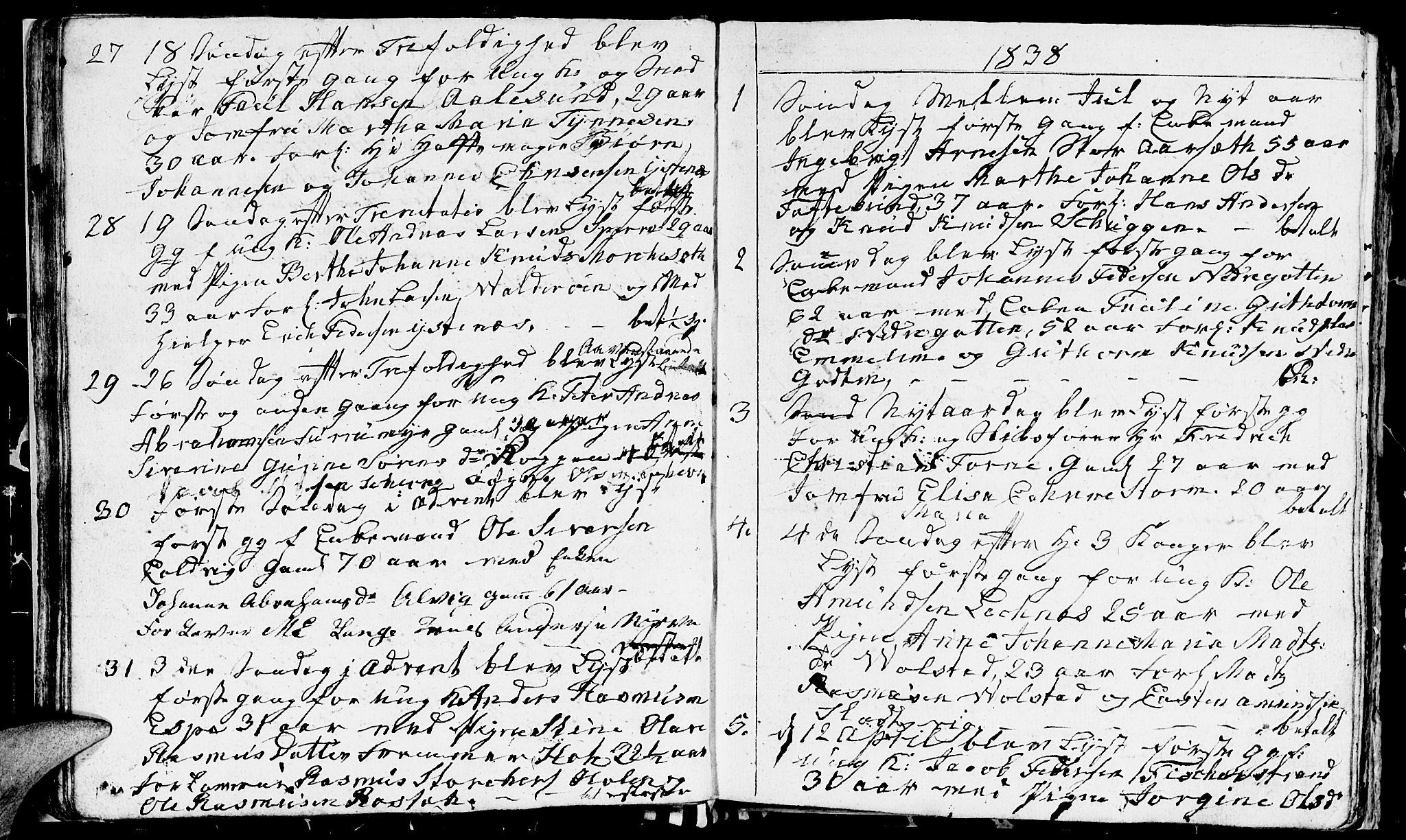 Ministerialprotokoller, klokkerbøker og fødselsregistre - Møre og Romsdal, AV/SAT-A-1454/528/L0424: Parish register (copy) no. 528C05, 1826-1847, p. 34