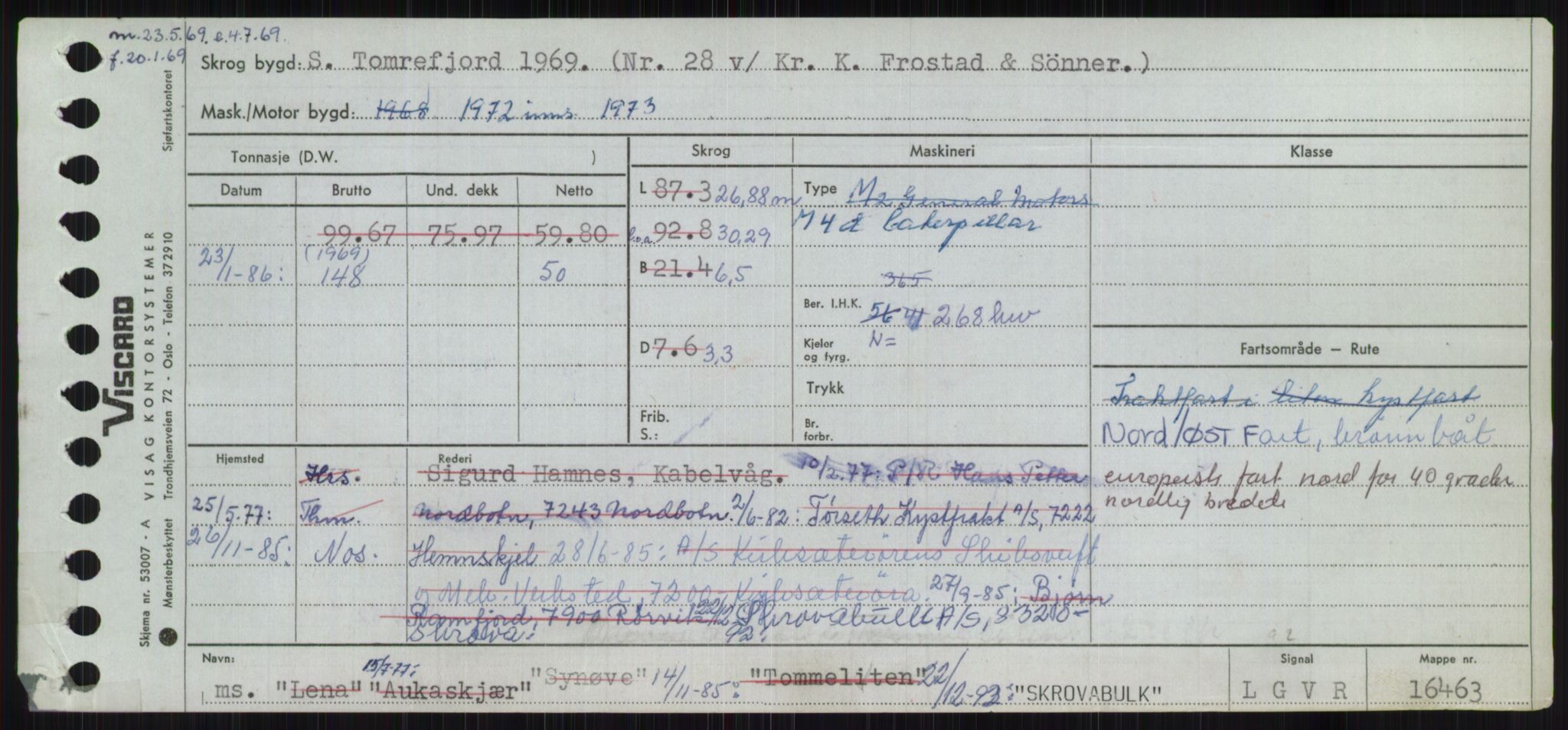 Sjøfartsdirektoratet med forløpere, Skipsmålingen, AV/RA-S-1627/H/Ha/L0005/0002: Fartøy, S-Sven / Fartøy, Skjo-Sven, p. 51
