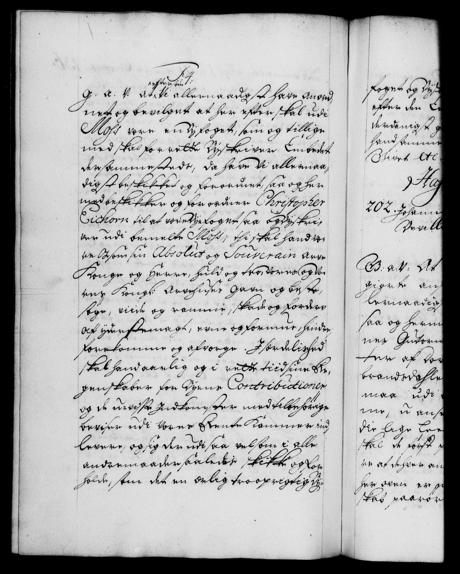 Danske Kanselli 1572-1799, AV/RA-EA-3023/F/Fc/Fca/Fcaa/L0023: Norske registre, 1720-1722, p. 136b