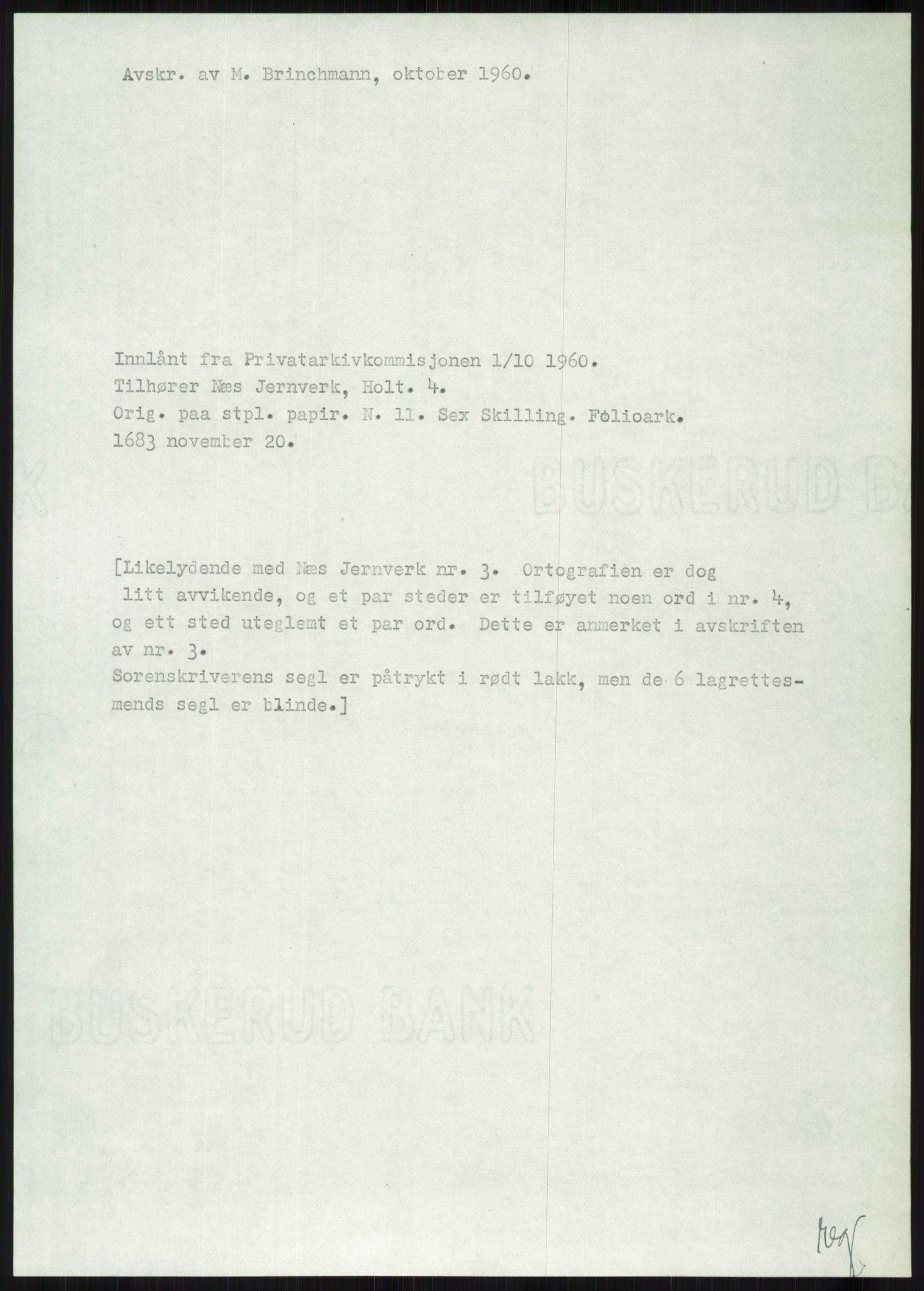 Samlinger til kildeutgivelse, Diplomavskriftsamlingen, AV/RA-EA-4053/H/Ha, p. 3249