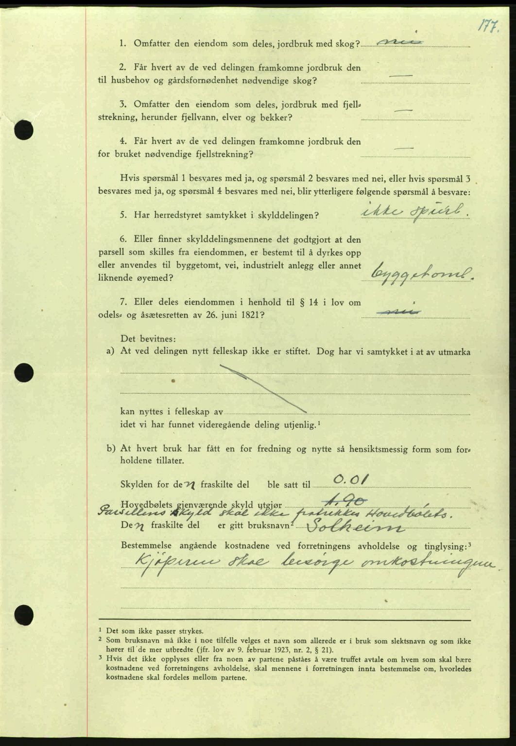 Nordmøre sorenskriveri, AV/SAT-A-4132/1/2/2Ca: Mortgage book no. A100a, 1945-1945, Diary no: : 1336/1945