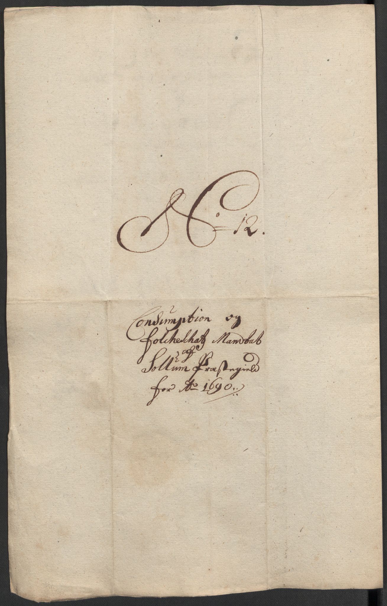 Rentekammeret inntil 1814, Reviderte regnskaper, Fogderegnskap, AV/RA-EA-4092/R35/L2089: Fogderegnskap Øvre og Nedre Telemark, 1690-1692, p. 107