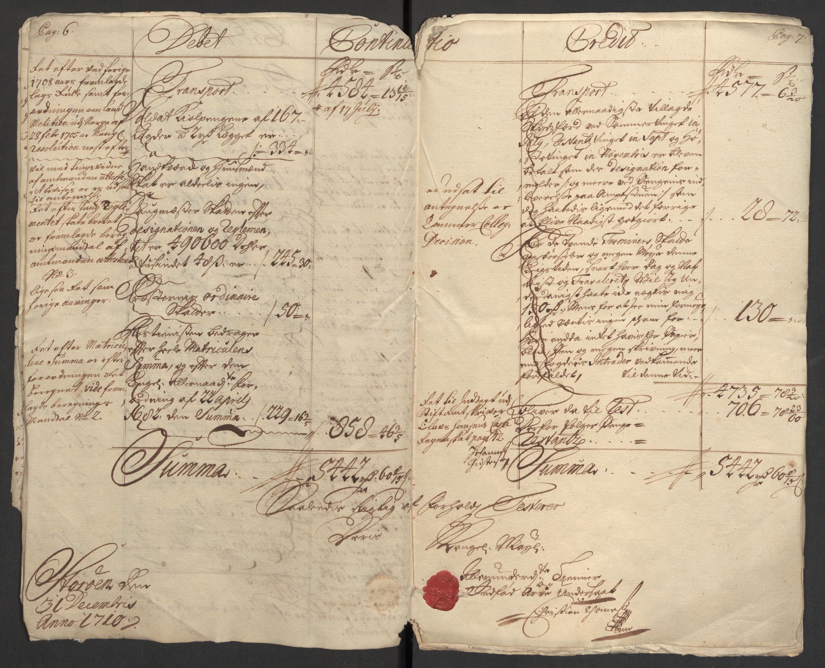 Rentekammeret inntil 1814, Reviderte regnskaper, Fogderegnskap, RA/EA-4092/R23/L1468: Fogderegnskap Ringerike og Hallingdal, 1709-1710, p. 252