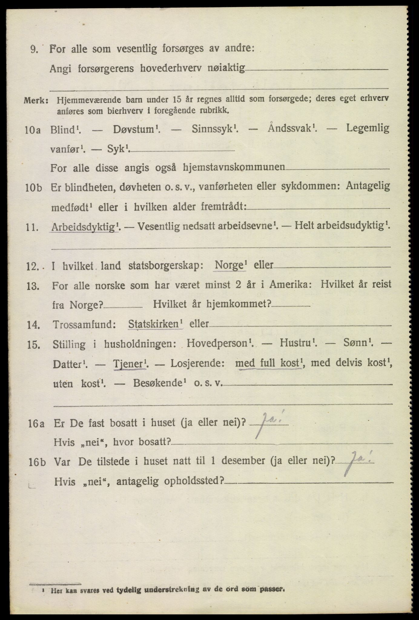 SAH, 1920 census for Stange, 1920, p. 13482