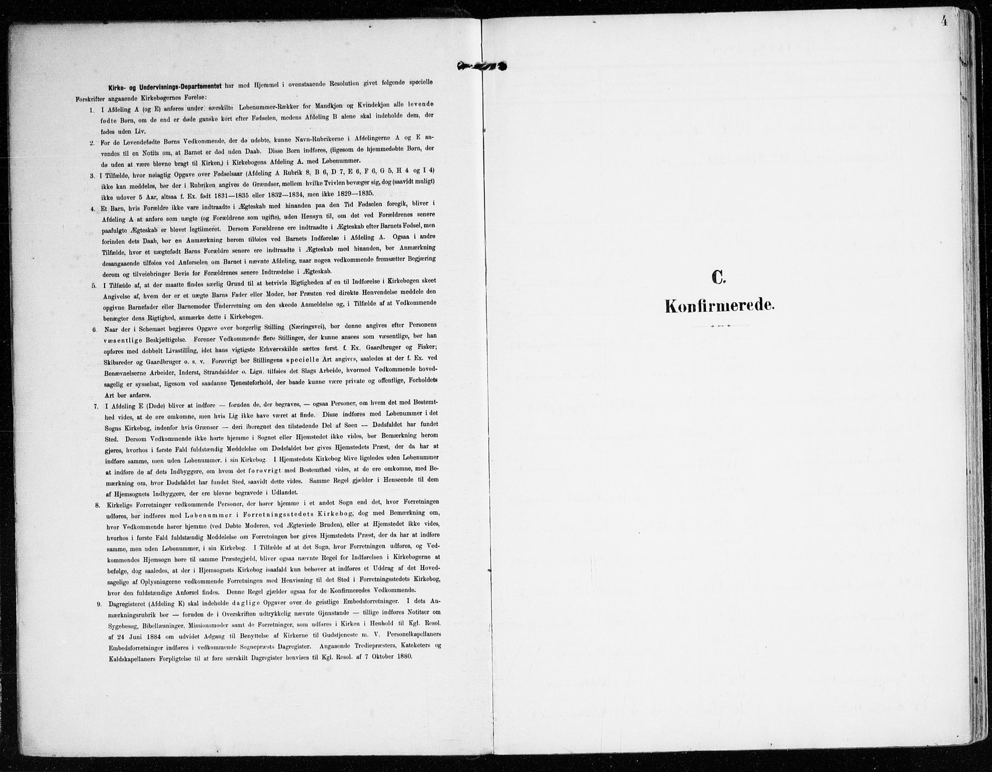 Mariakirken Sokneprestembete, SAB/A-76901/H/Haa/L0014: Parish register (official) no. C 2, 1900-1916, p. 4