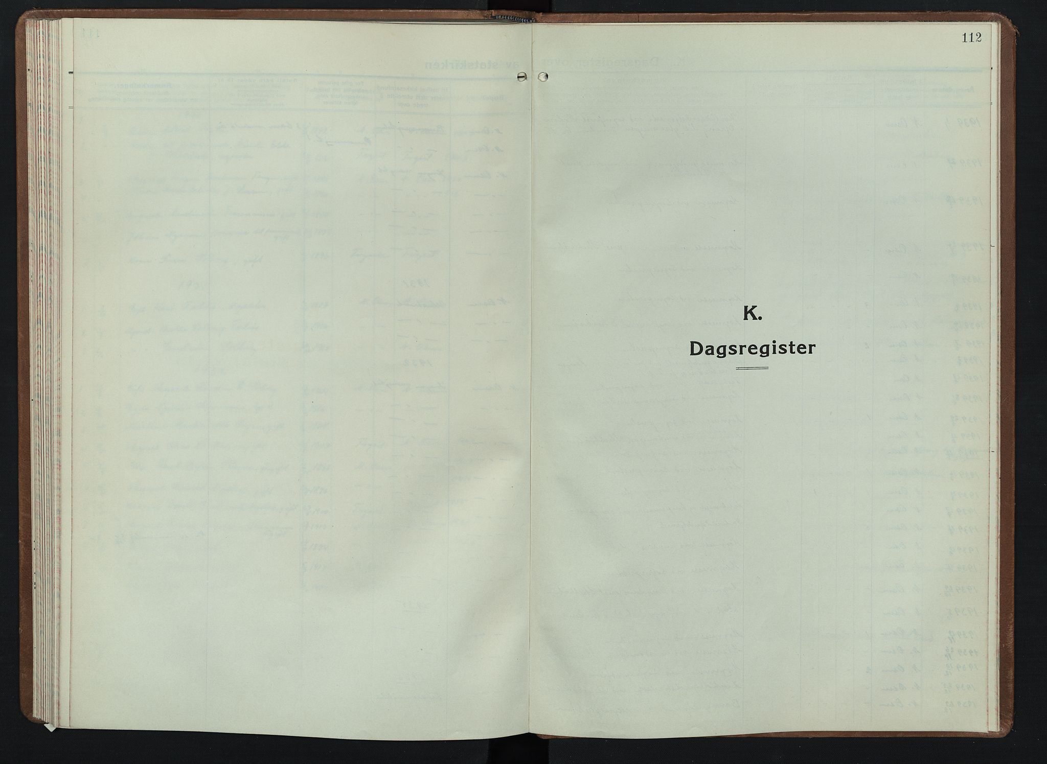 Åmot prestekontor, Hedmark, AV/SAH-PREST-056/H/Ha/Hab/L0007: Parish register (copy) no. 7, 1937-1949, p. 112