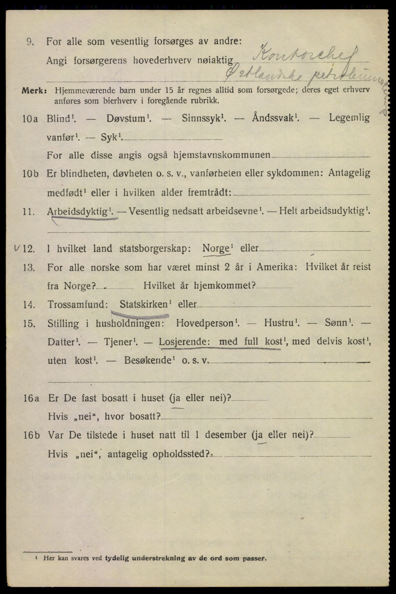 SAO, 1920 census for Kristiania, 1920, p. 618070