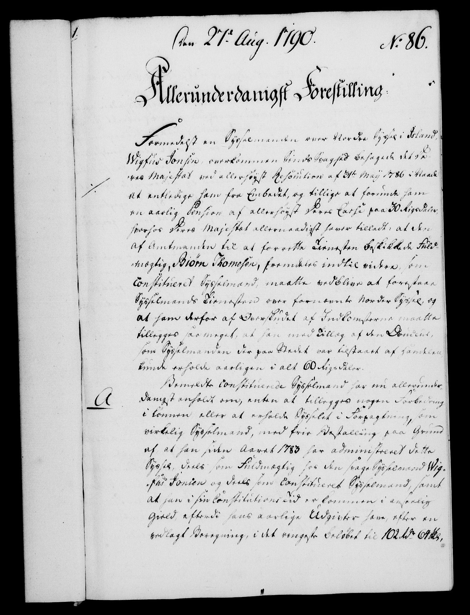 Rentekammeret, Kammerkanselliet, RA/EA-3111/G/Gf/Gfa/L0072: Norsk relasjons- og resolusjonsprotokoll (merket RK 52.72), 1790, p. 589