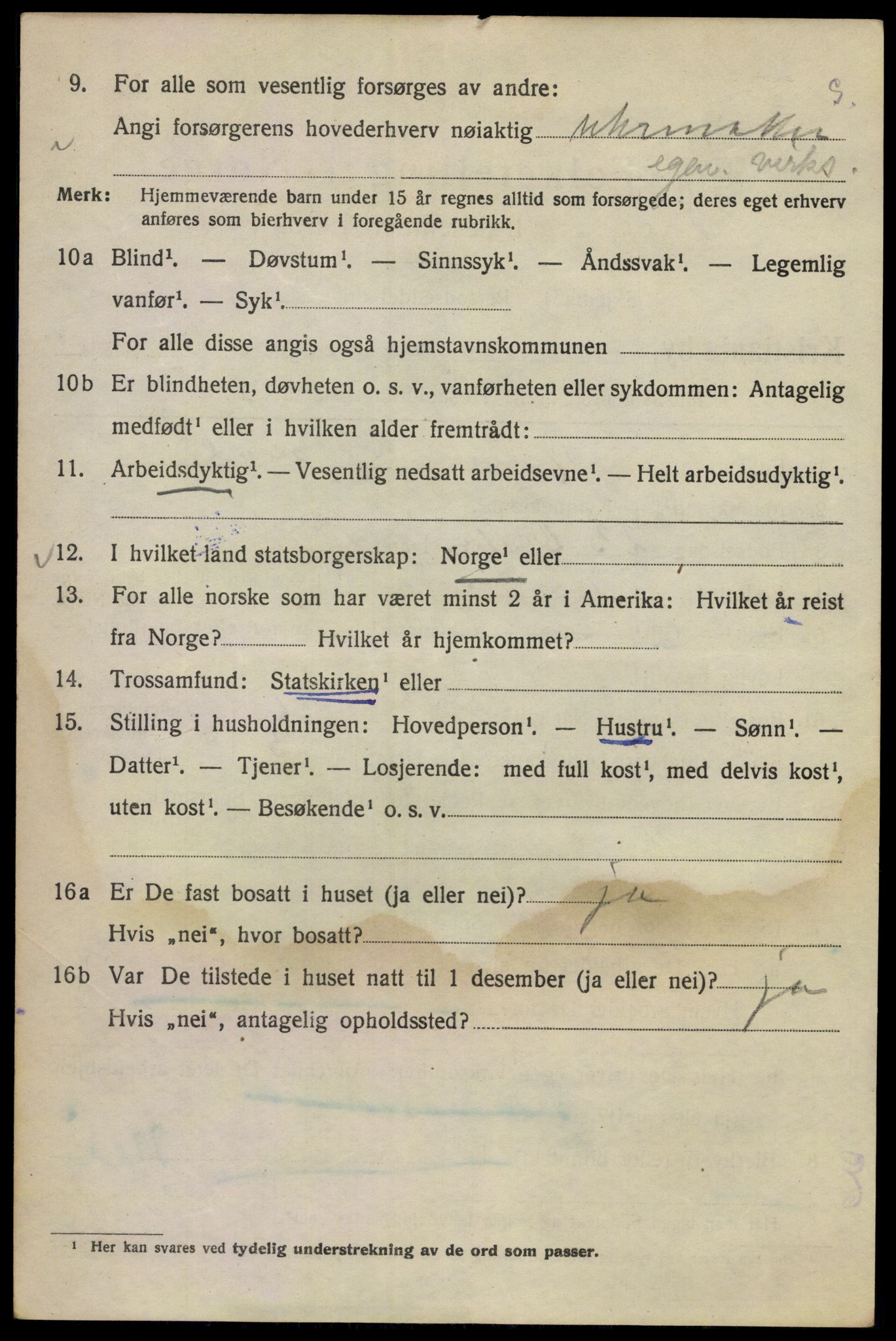 SAO, 1920 census for Kristiania, 1920, p. 400400