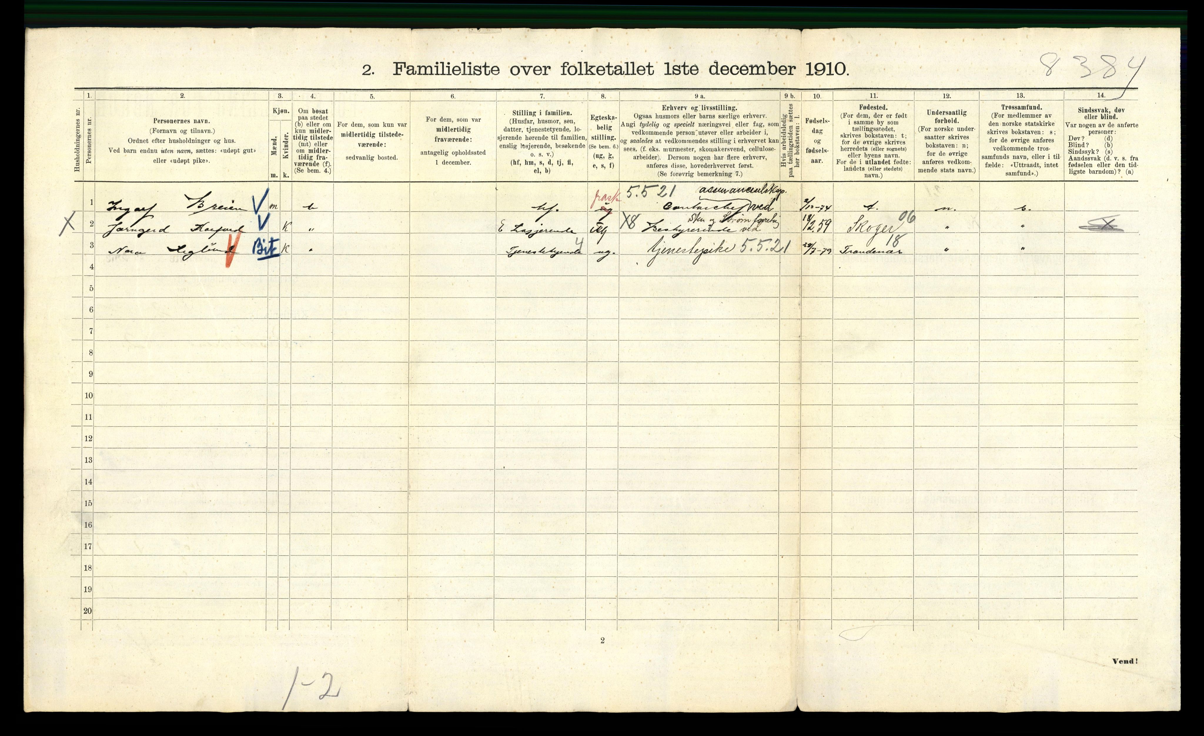 RA, 1910 census for Kristiania, 1910, p. 82130