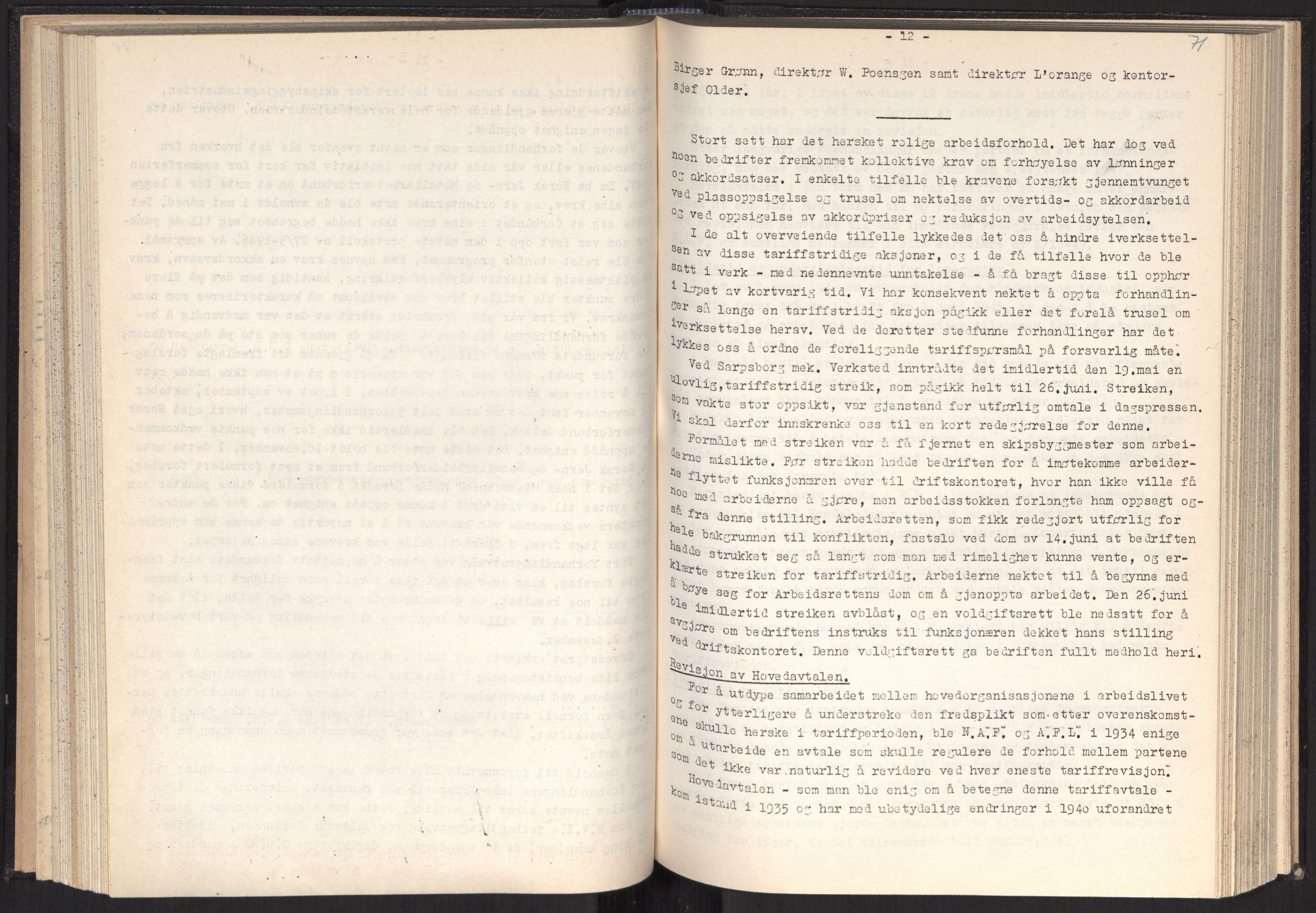 Teknologibedriftenes Landsforening TBL, AV/RA-PA-1700/A/Ad/L0007: Årsberetning med register, 1940-1951, p. 71