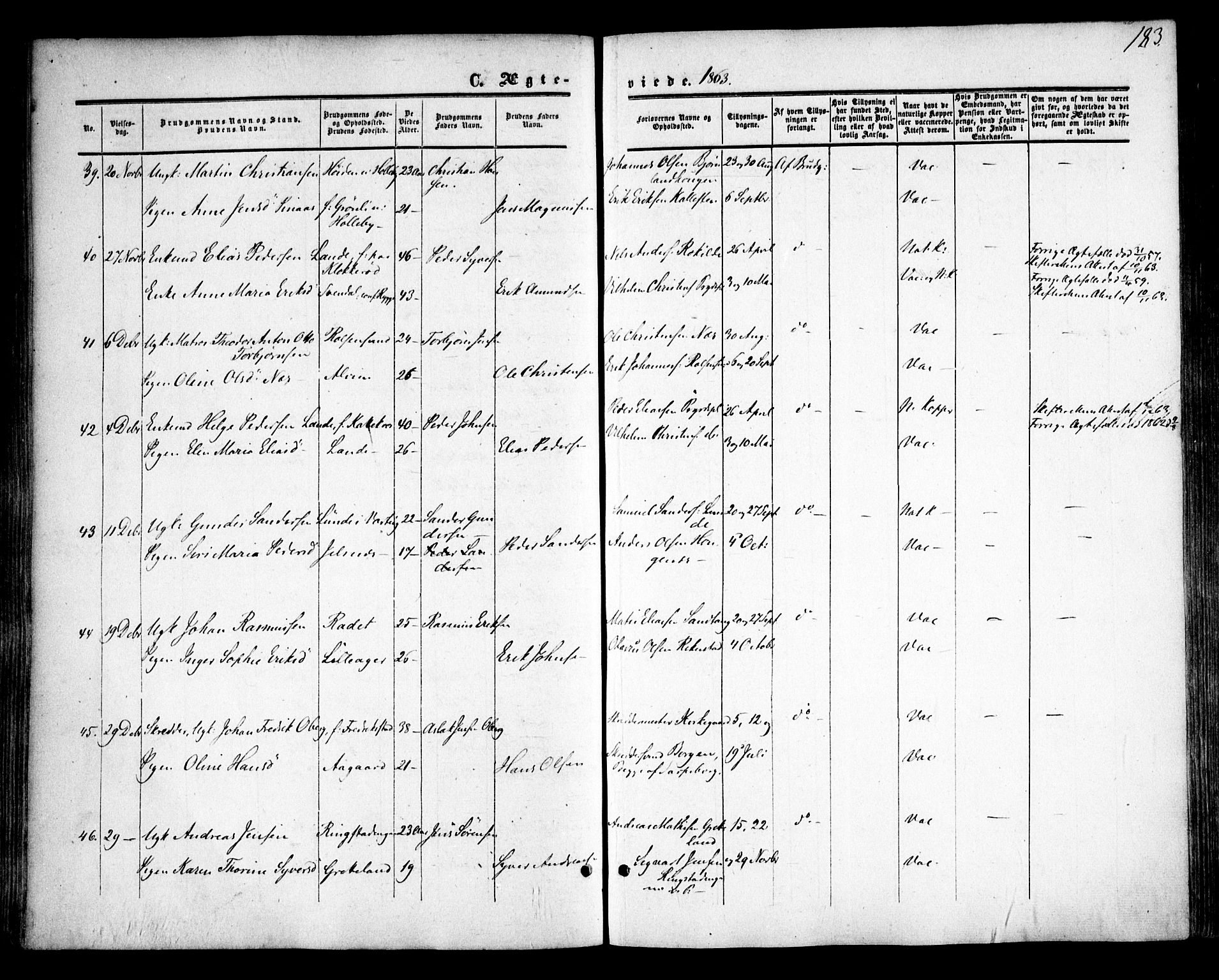 Tune prestekontor Kirkebøker, AV/SAO-A-2007/F/Fa/L0013: Parish register (official) no. 13, 1859-1863, p. 183