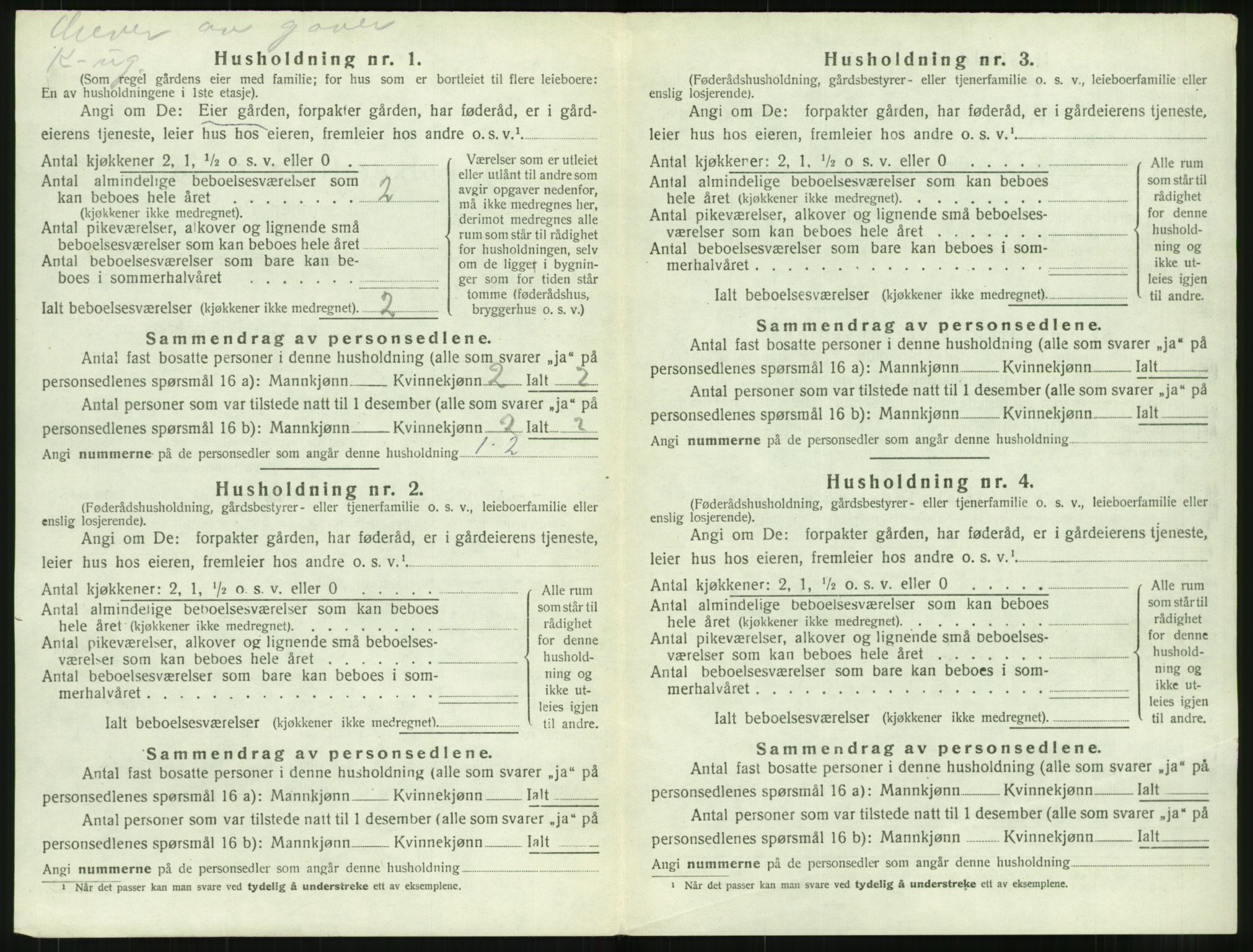 SAT, 1920 census for Bremsnes, 1920, p. 730