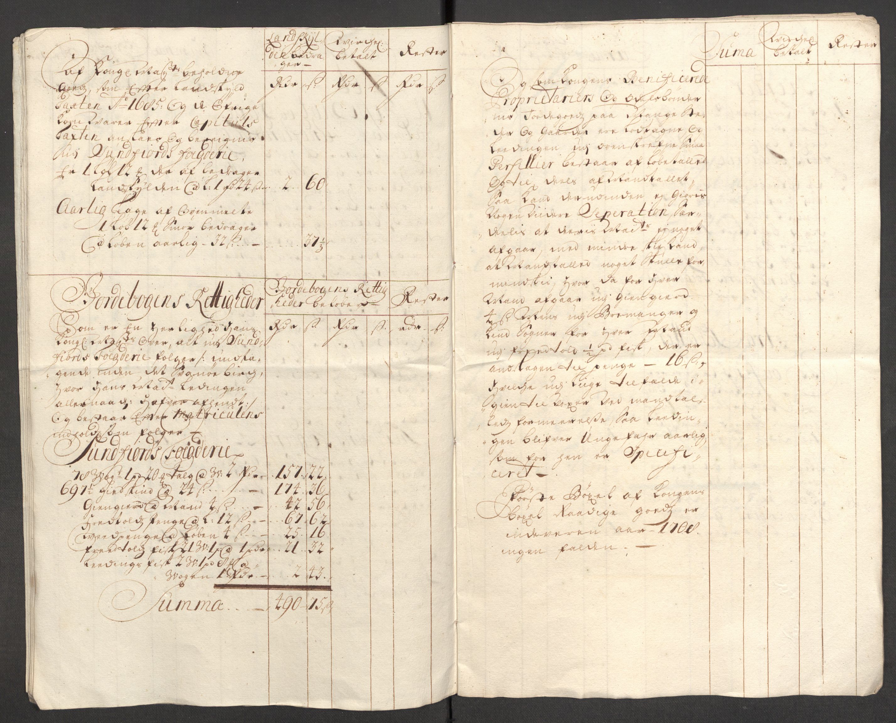 Rentekammeret inntil 1814, Reviderte regnskaper, Fogderegnskap, AV/RA-EA-4092/R53/L3431: Fogderegnskap Sunn- og Nordfjord, 1708, p. 37