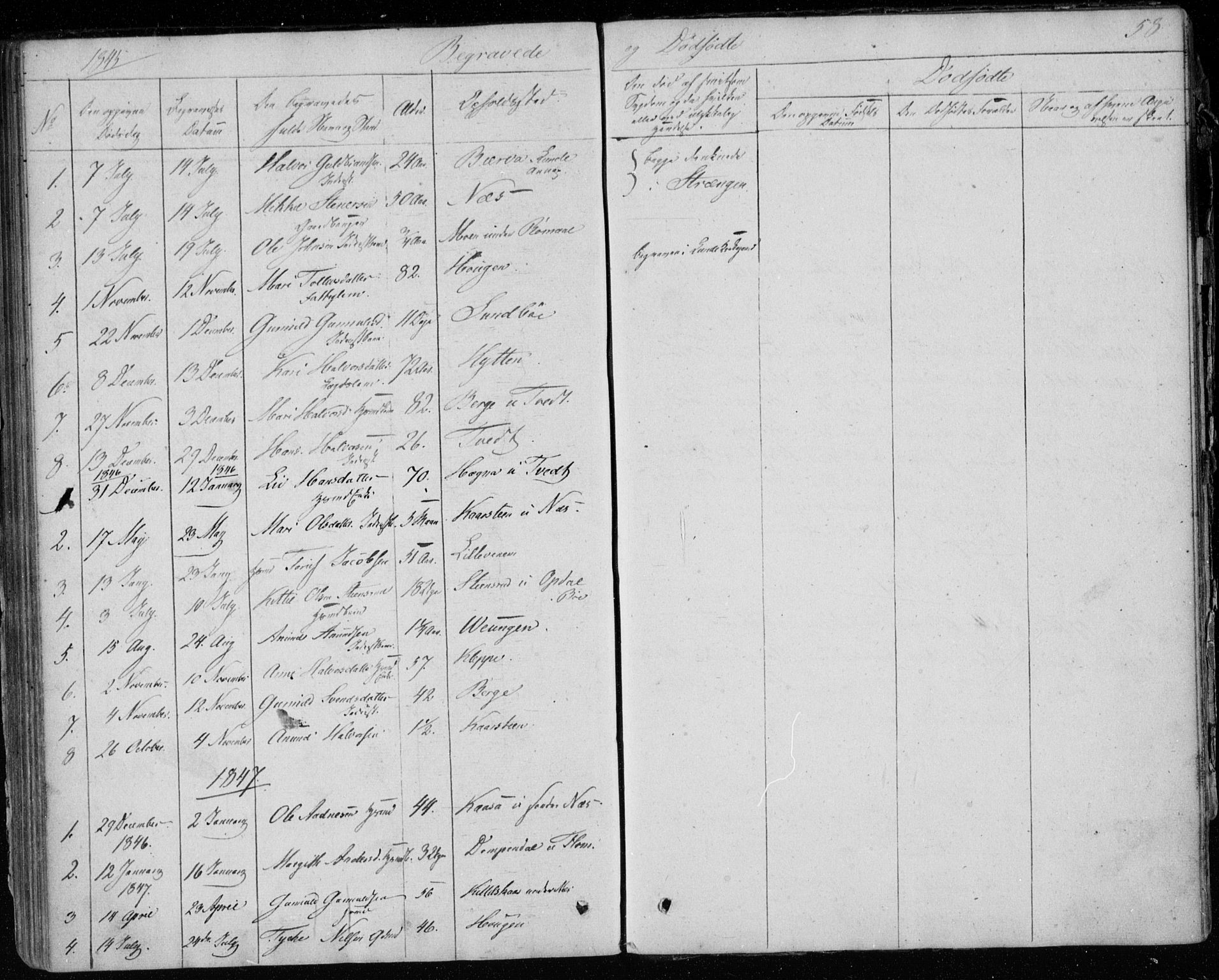Lunde kirkebøker, SAKO/A-282/F/Fb/L0001: Parish register (official) no. II 1, 1845-1861, p. 58