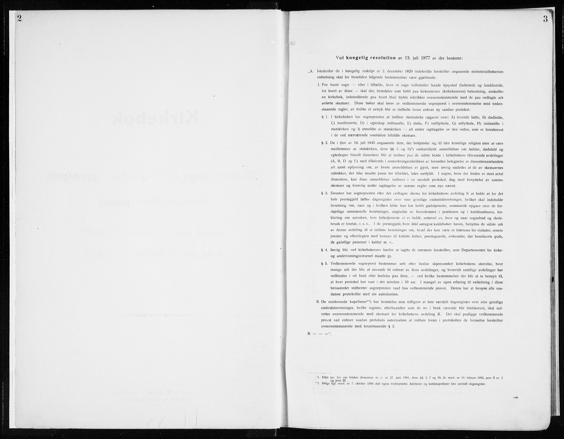 Ringsaker prestekontor, SAH/PREST-014/K/Ka/L0020: Parish register (official) no. 20, 1913-1922, p. 2-3