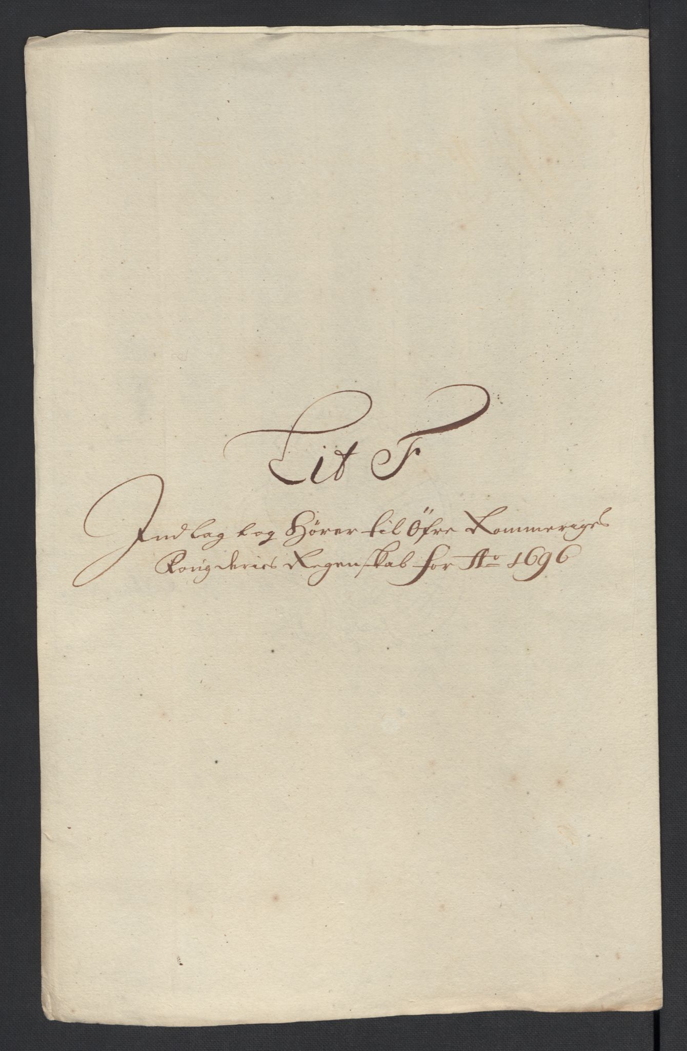 Rentekammeret inntil 1814, Reviderte regnskaper, Fogderegnskap, AV/RA-EA-4092/R12/L0708: Fogderegnskap Øvre Romerike, 1696, p. 59