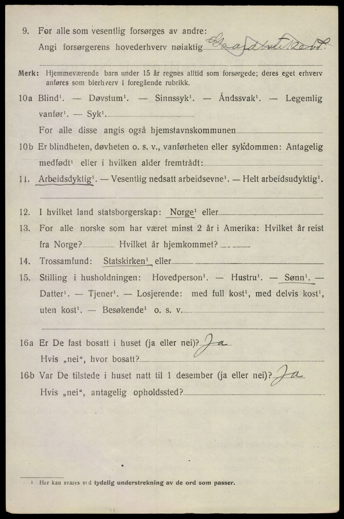 SAKO, 1920 census for Ramnes, 1920, p. 1451