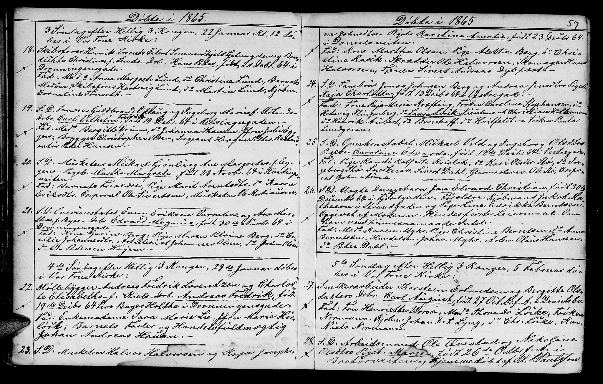 Ministerialprotokoller, klokkerbøker og fødselsregistre - Sør-Trøndelag, AV/SAT-A-1456/602/L0140: Parish register (copy) no. 602C08, 1864-1872, p. 56-57