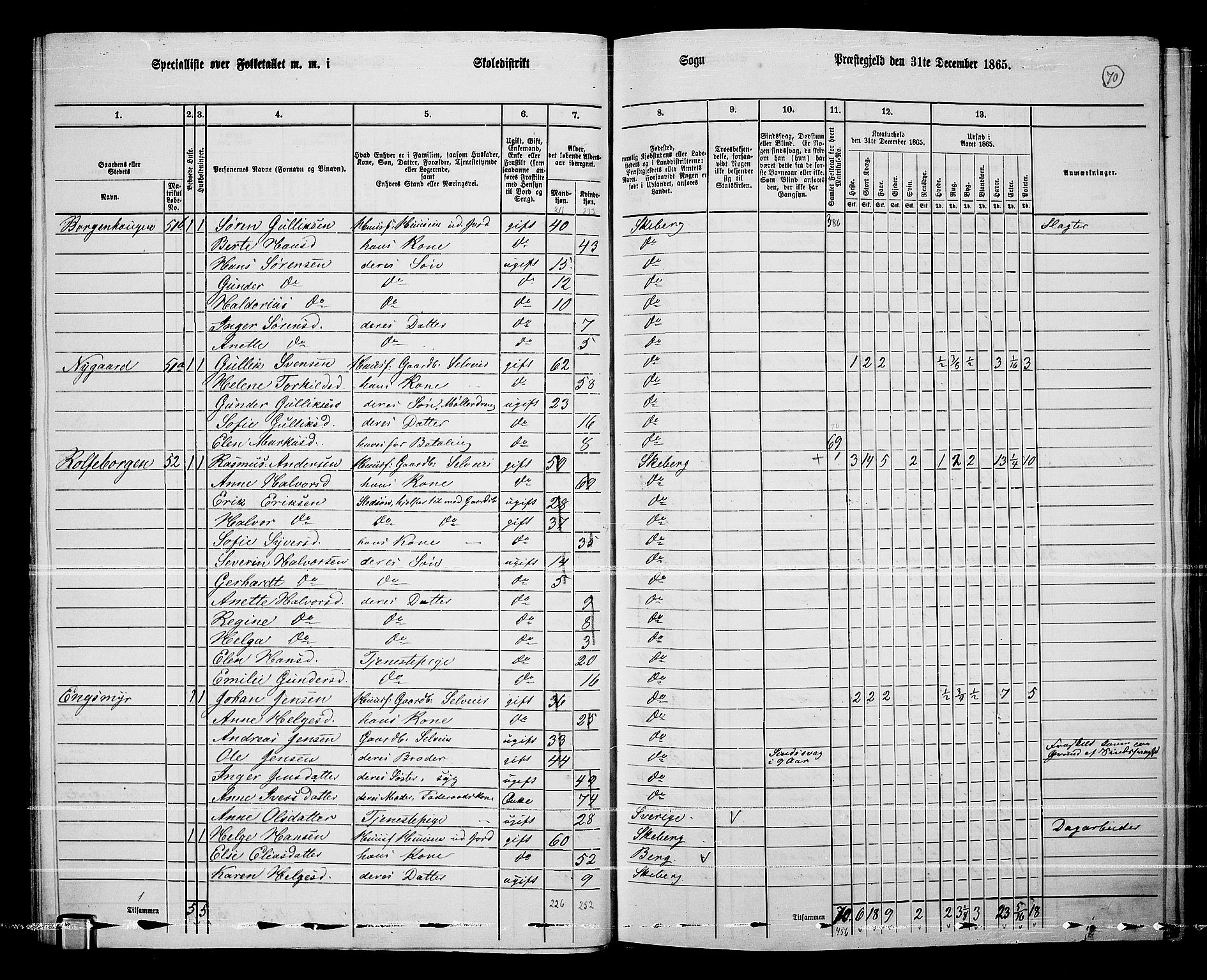 RA, 1865 census for Skjeberg, 1865, p. 66