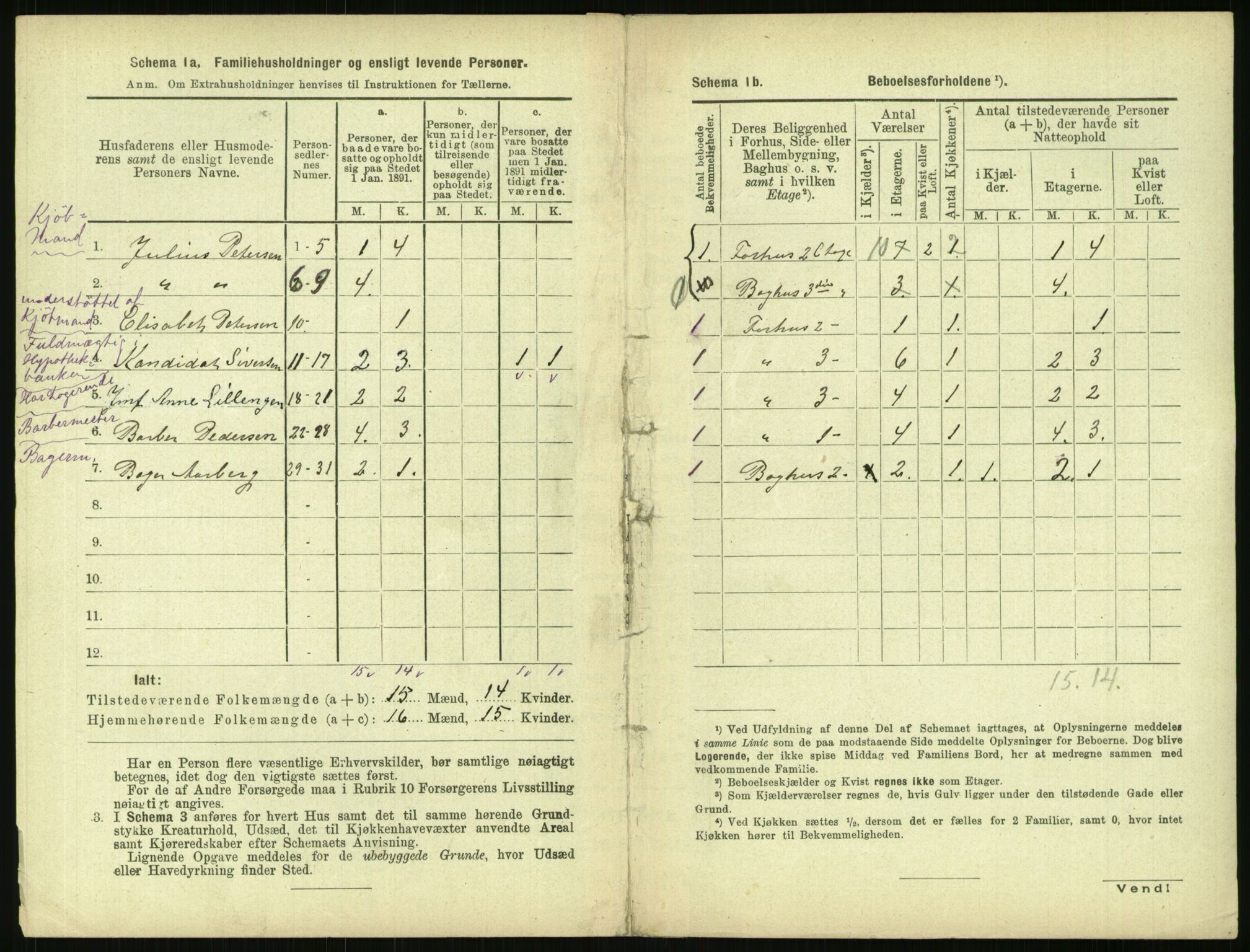 RA, 1891 census for 0301 Kristiania, 1891, p. 16861