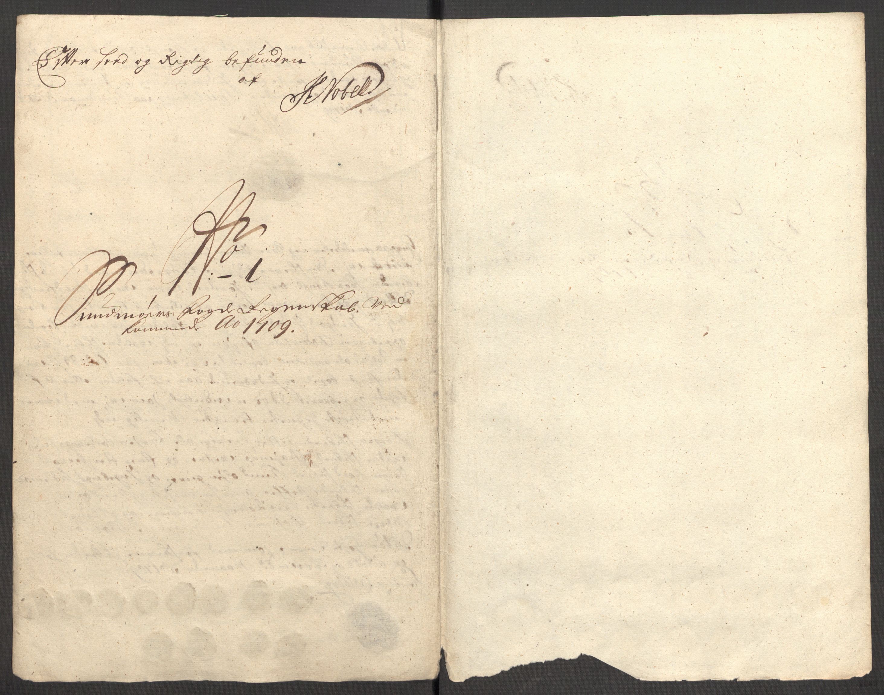 Rentekammeret inntil 1814, Reviderte regnskaper, Fogderegnskap, AV/RA-EA-4092/R54/L3562: Fogderegnskap Sunnmøre, 1708-1709, p. 258