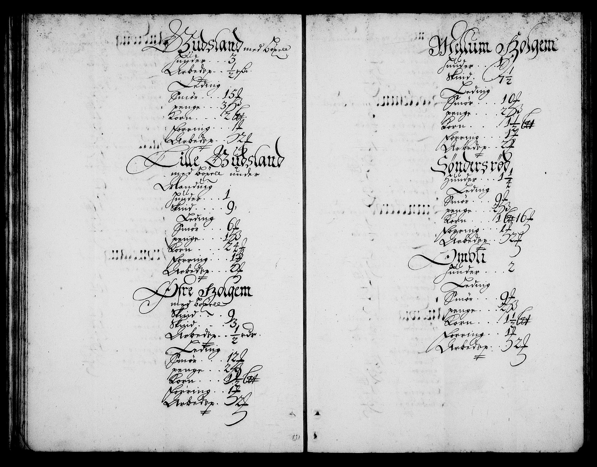 Rentekammeret inntil 1814, Realistisk ordnet avdeling, RA/EA-4070/N/Na/L0003/0007: [XI h]: Tønsbergs amt og Larvik grevskaps jordebøker: / Larvik grevskaps jordebok, 1692