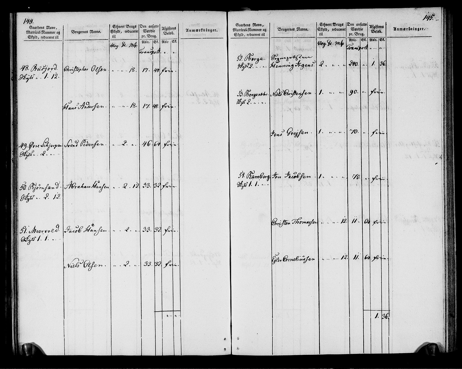 Rentekammeret inntil 1814, Realistisk ordnet avdeling, AV/RA-EA-4070/N/Ne/Nea/L0164: Vesterålen, Andenes og Lofoten fogderi. Oppebørselsregister, 1803, p. 75