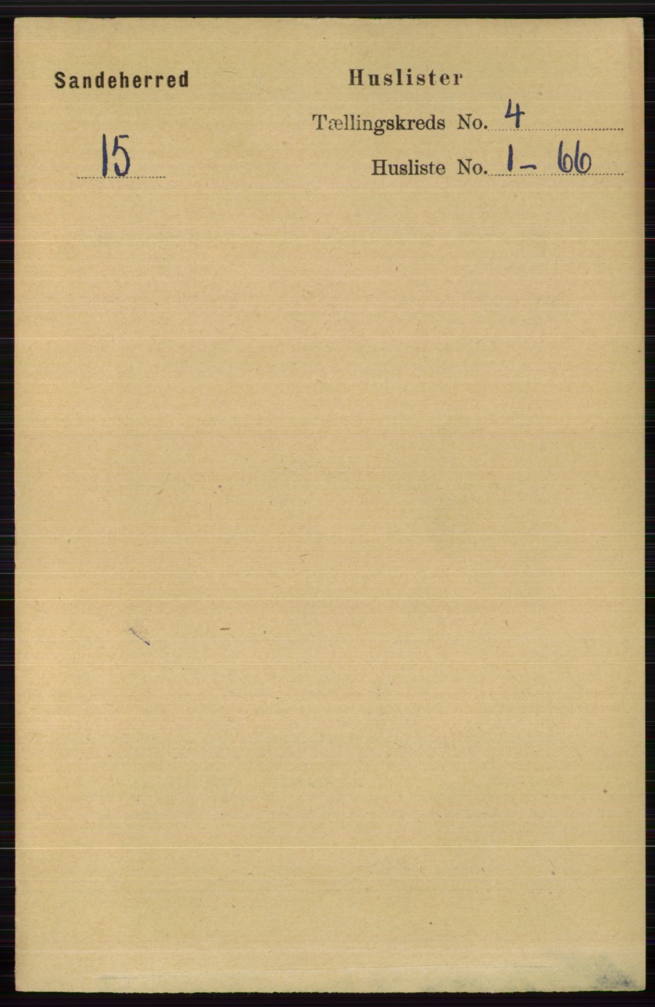 RA, 1891 census for 0724 Sandeherred, 1891, p. 2280