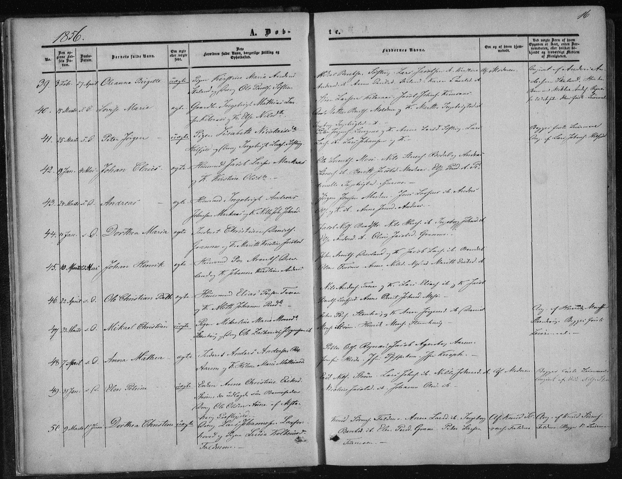 Ministerialprotokoller, klokkerbøker og fødselsregistre - Nordland, SAT/A-1459/820/L0293: Parish register (official) no. 820A14, 1855-1865, p. 16