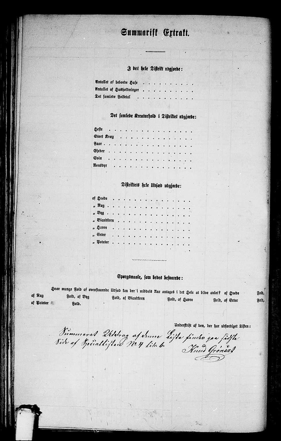 RA, 1865 census for Kvernes, 1865, p. 74