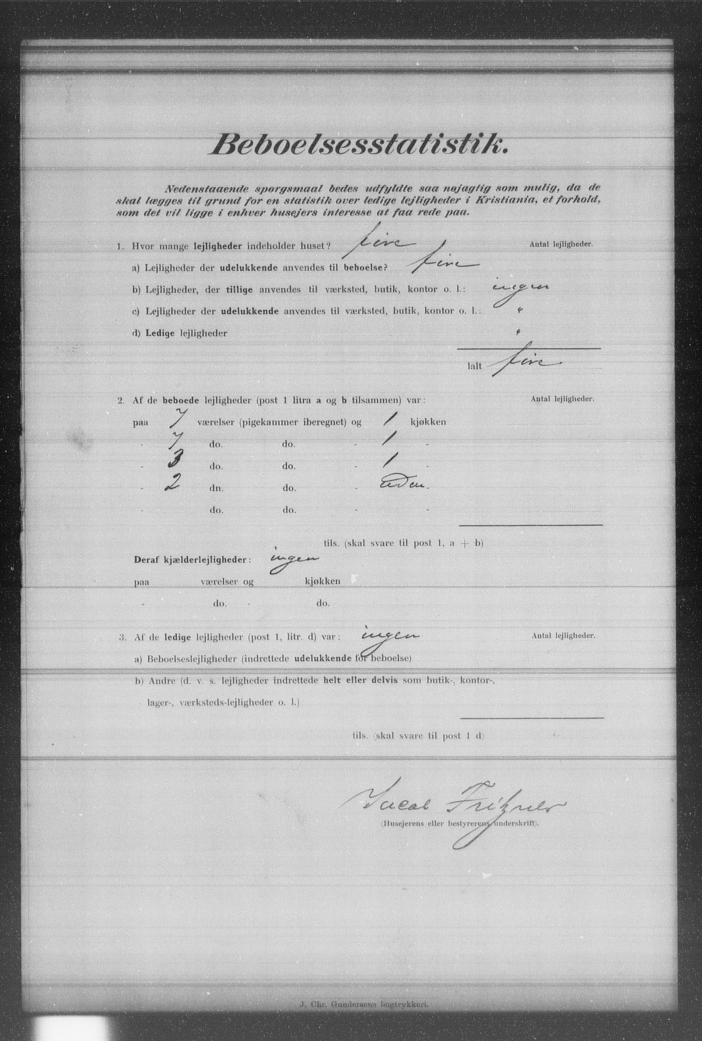 OBA, Municipal Census 1902 for Kristiania, 1902, p. 11250