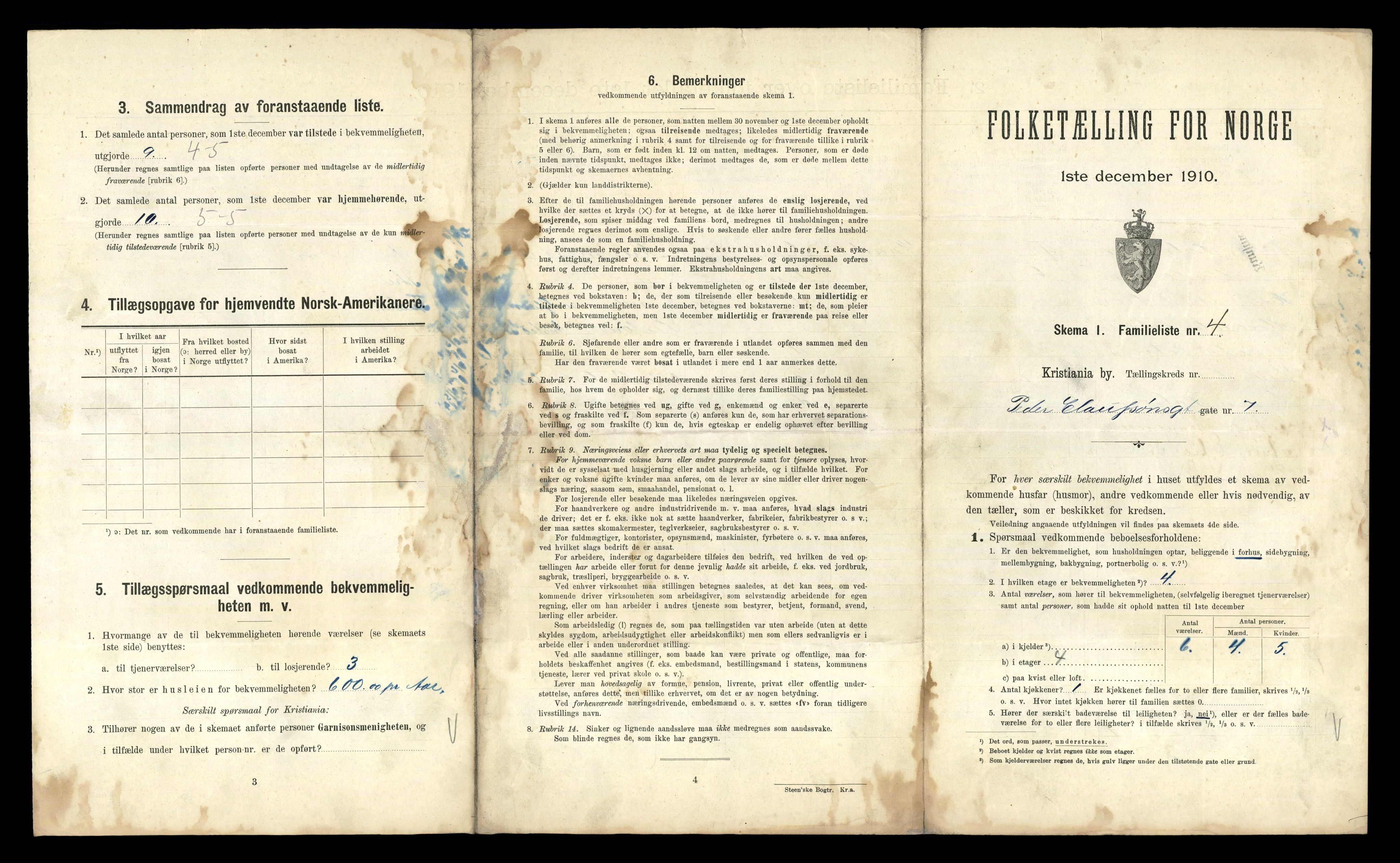 RA, 1910 census for Kristiania, 1910, p. 76507