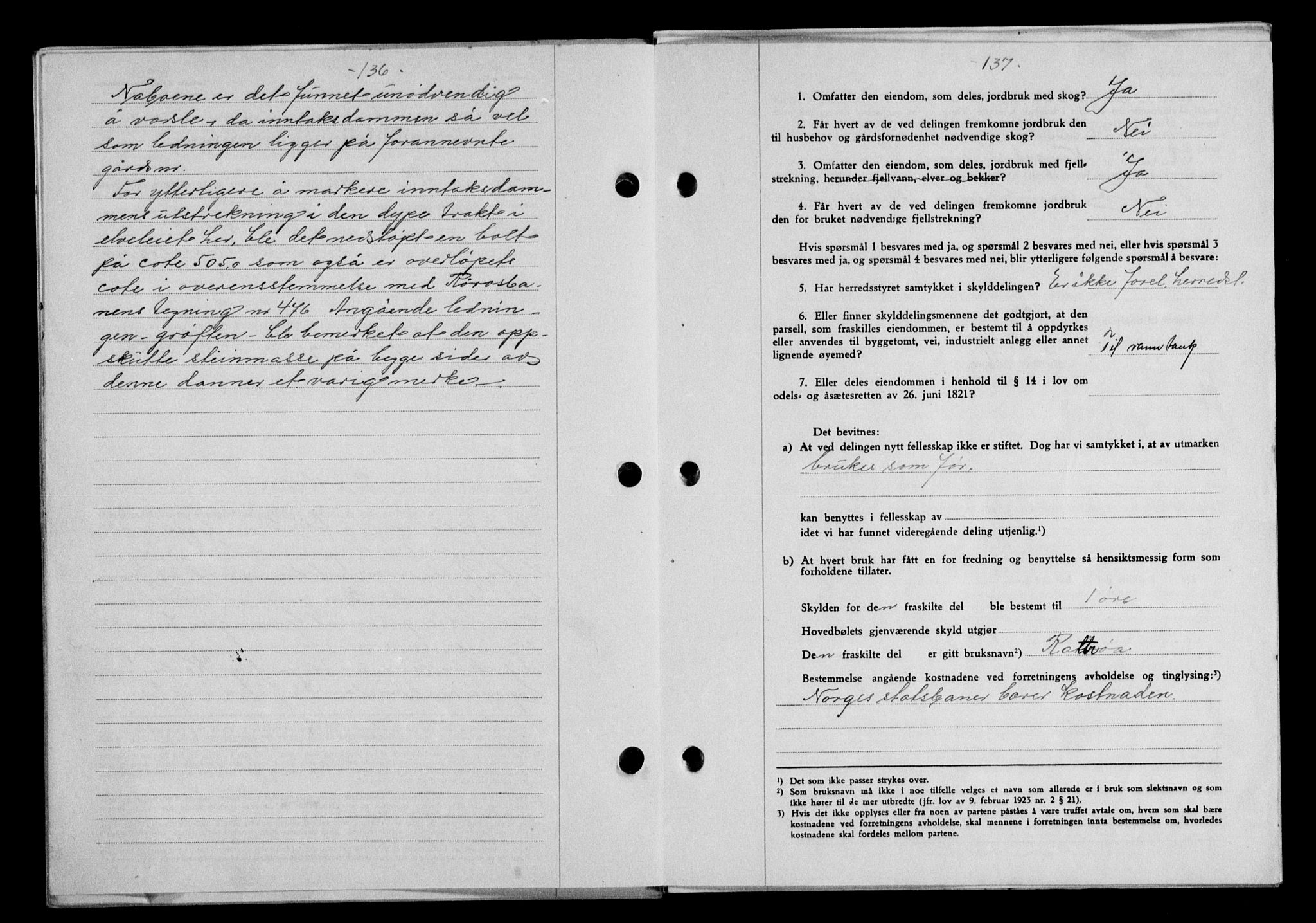 Gauldal sorenskriveri, SAT/A-0014/1/2/2C/L0058: Mortgage book no. 63, 1944-1945, Diary no: : 869/1944