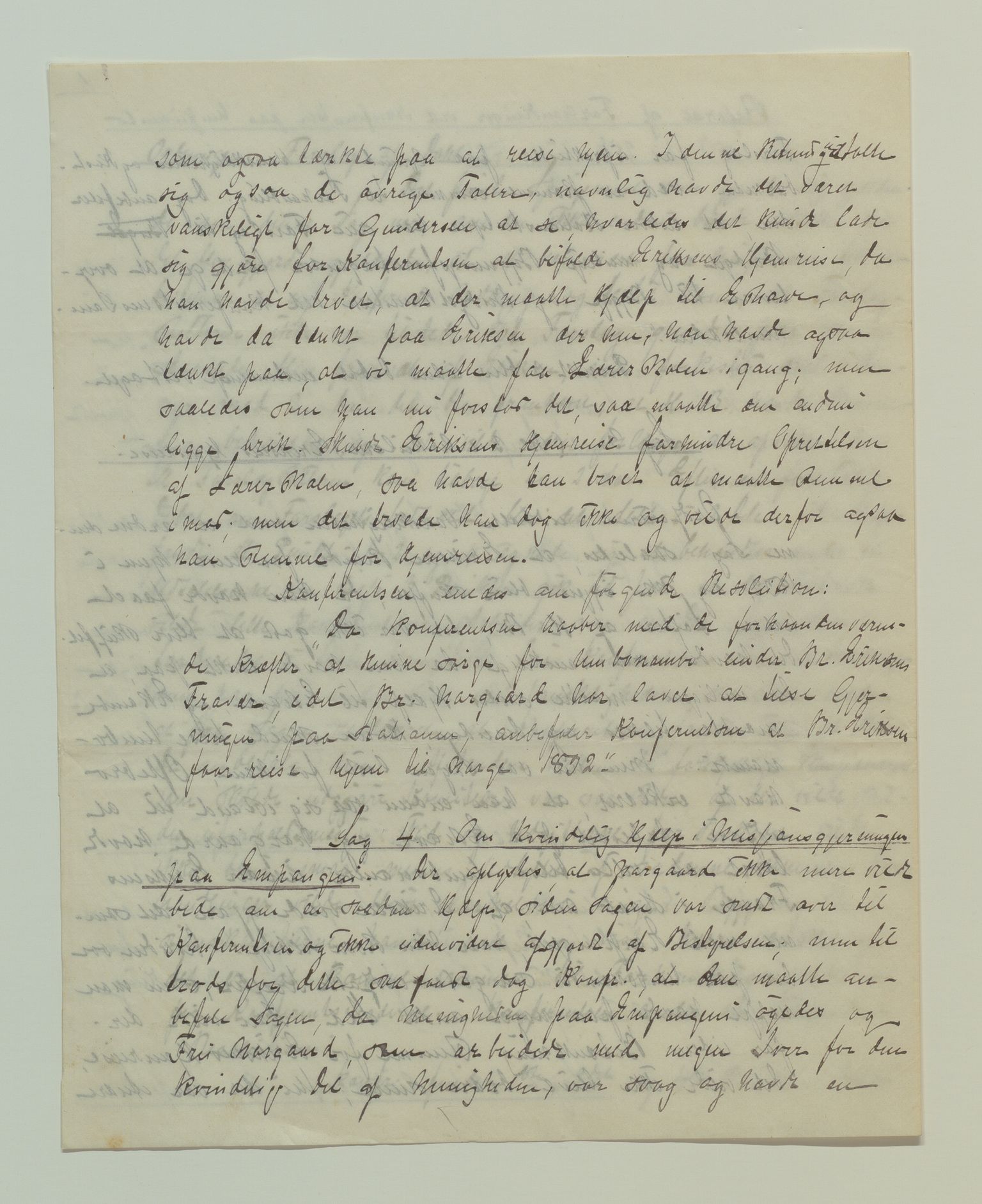 Det Norske Misjonsselskap - hovedadministrasjonen, VID/MA-A-1045/D/Da/Daa/L0038/0009: Konferansereferat og årsberetninger / Konferansereferat fra Sør-Afrika., 1891