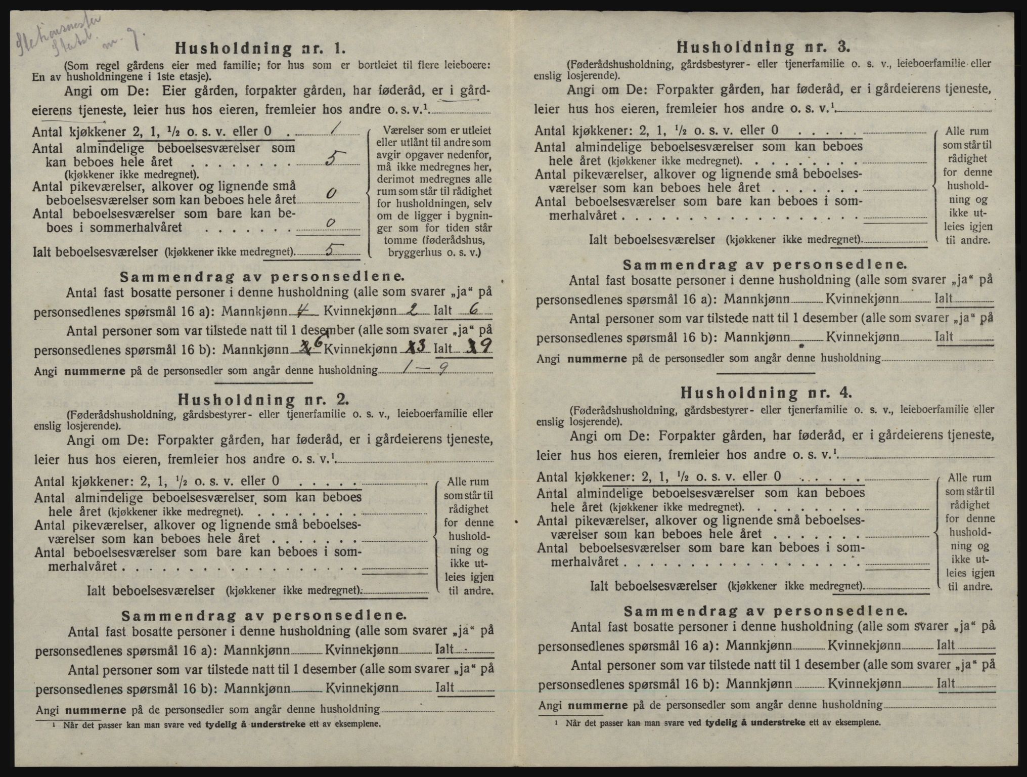 SAO, 1920 census for Idd, 1920, p. 123